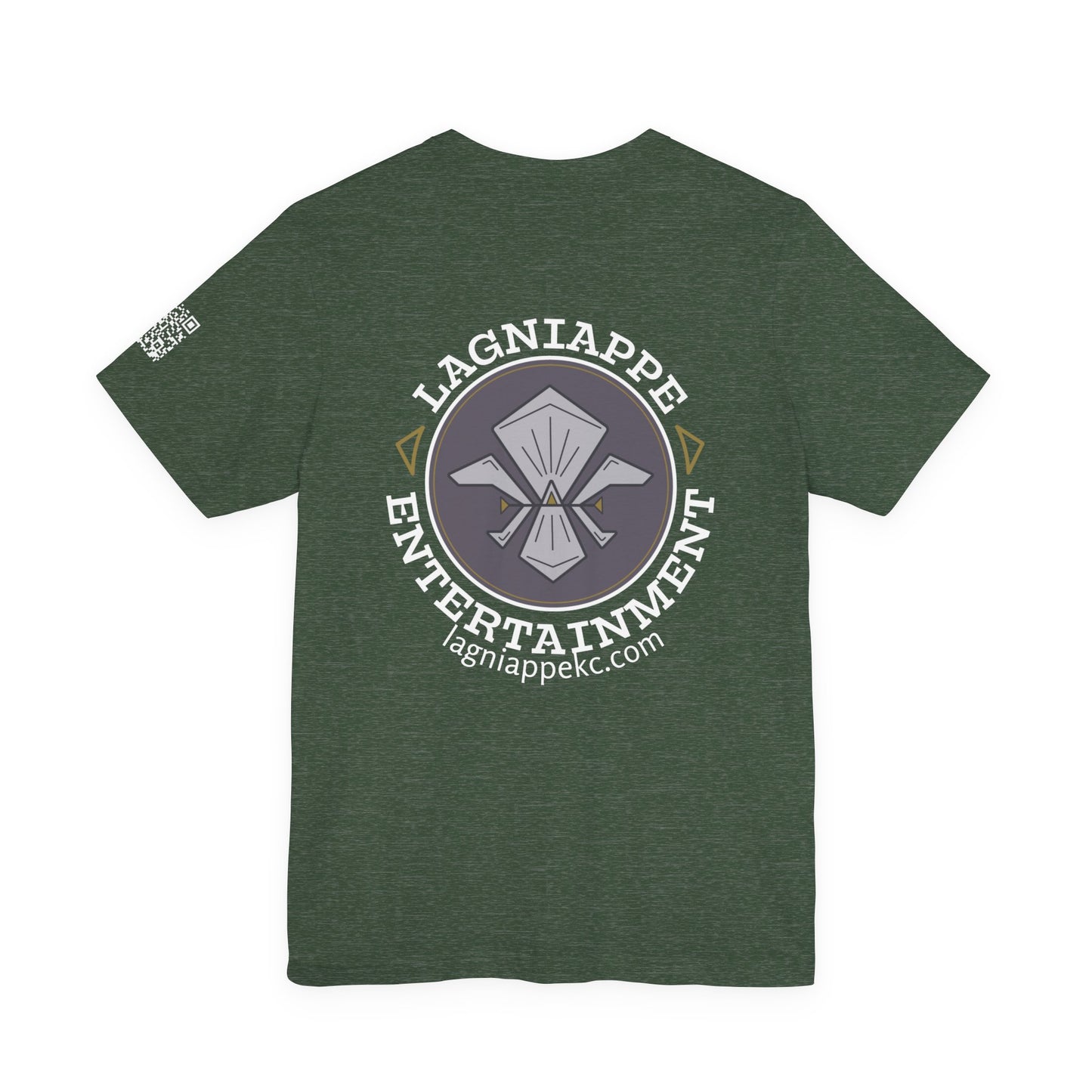 Lagniappe Entertainment Light Color Logo - Unisex Graphic Tee for Music Lovers, Casual Wear, Concerts, Gifts for Him/Her, Everyday T-Shirt