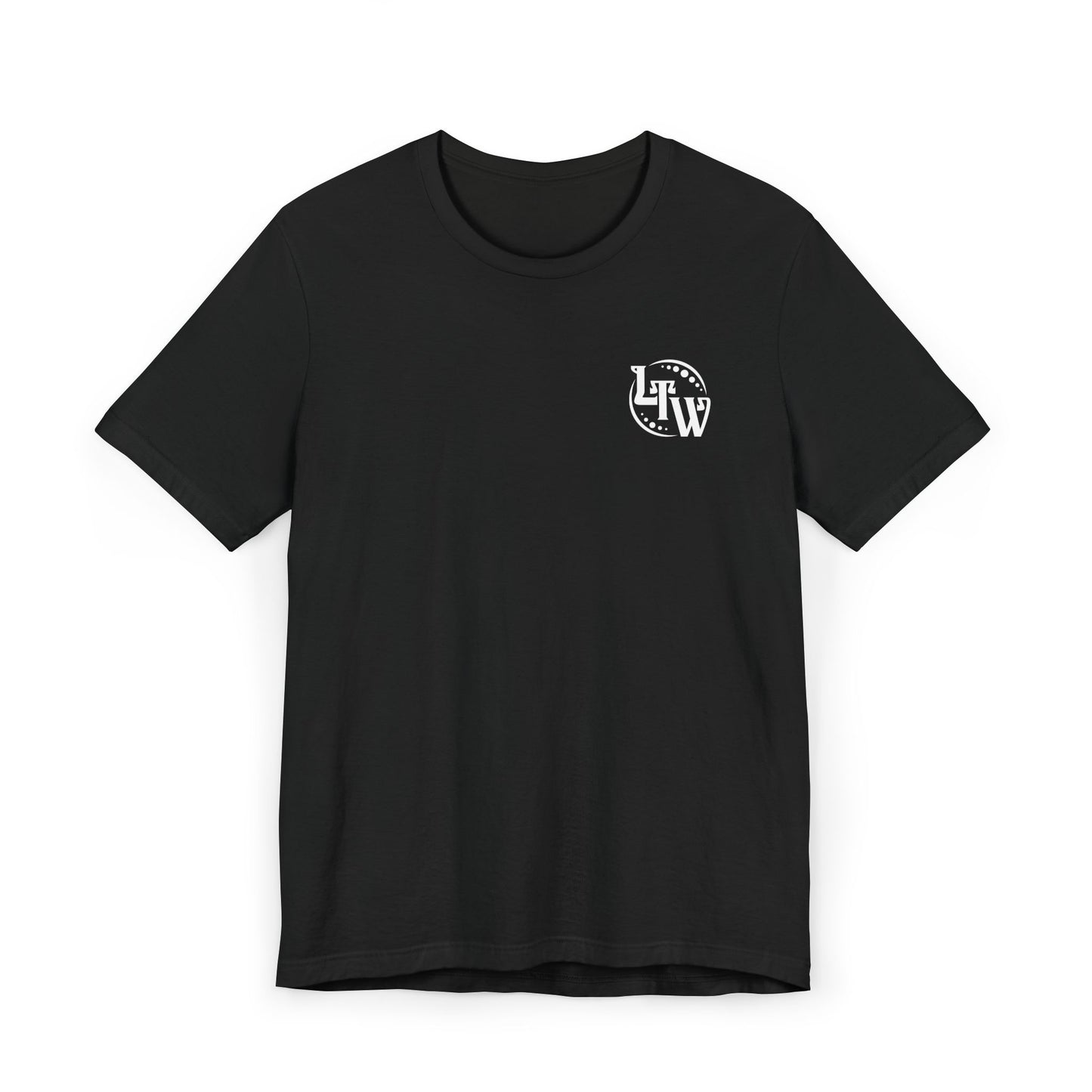 LTW White Monogram Unisex Jersey T-Shirt