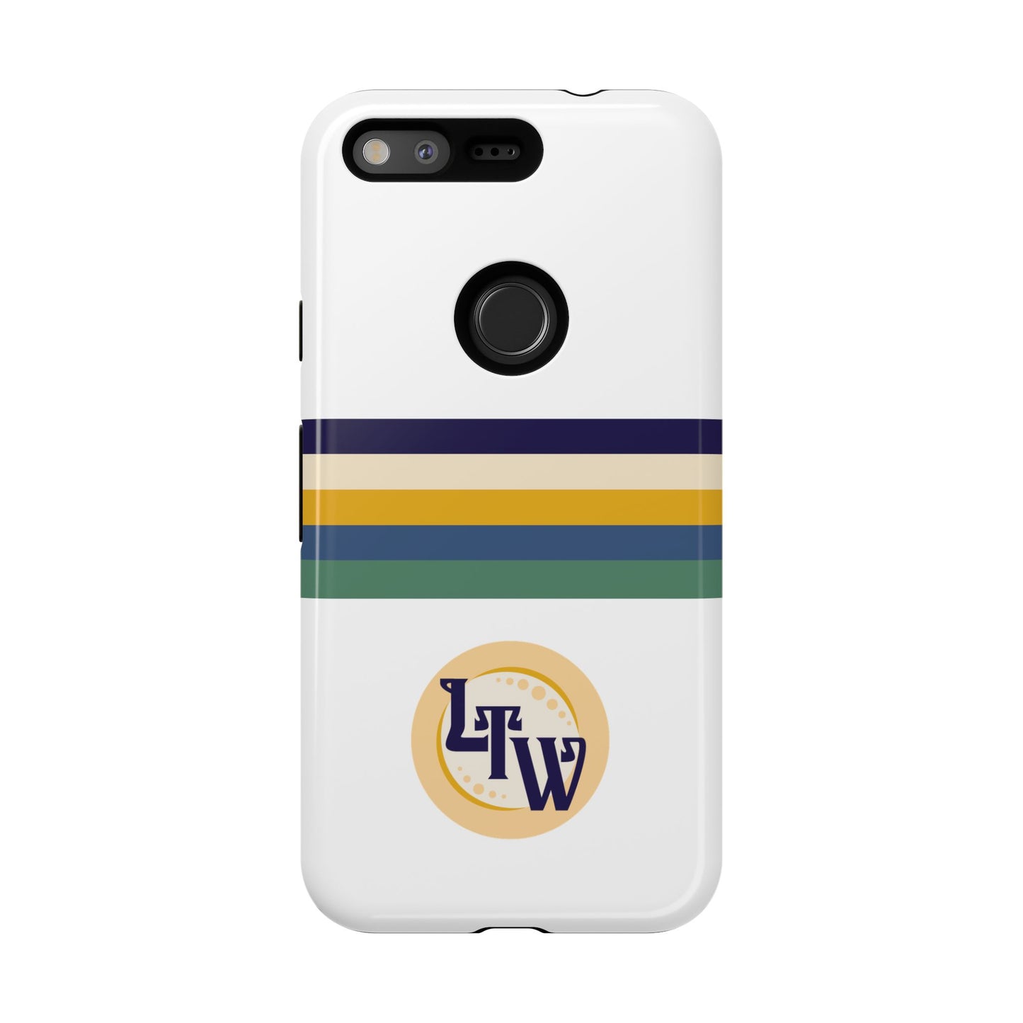 LTW Color Stripe and Monogram Tough Phone Case - Google Pixel