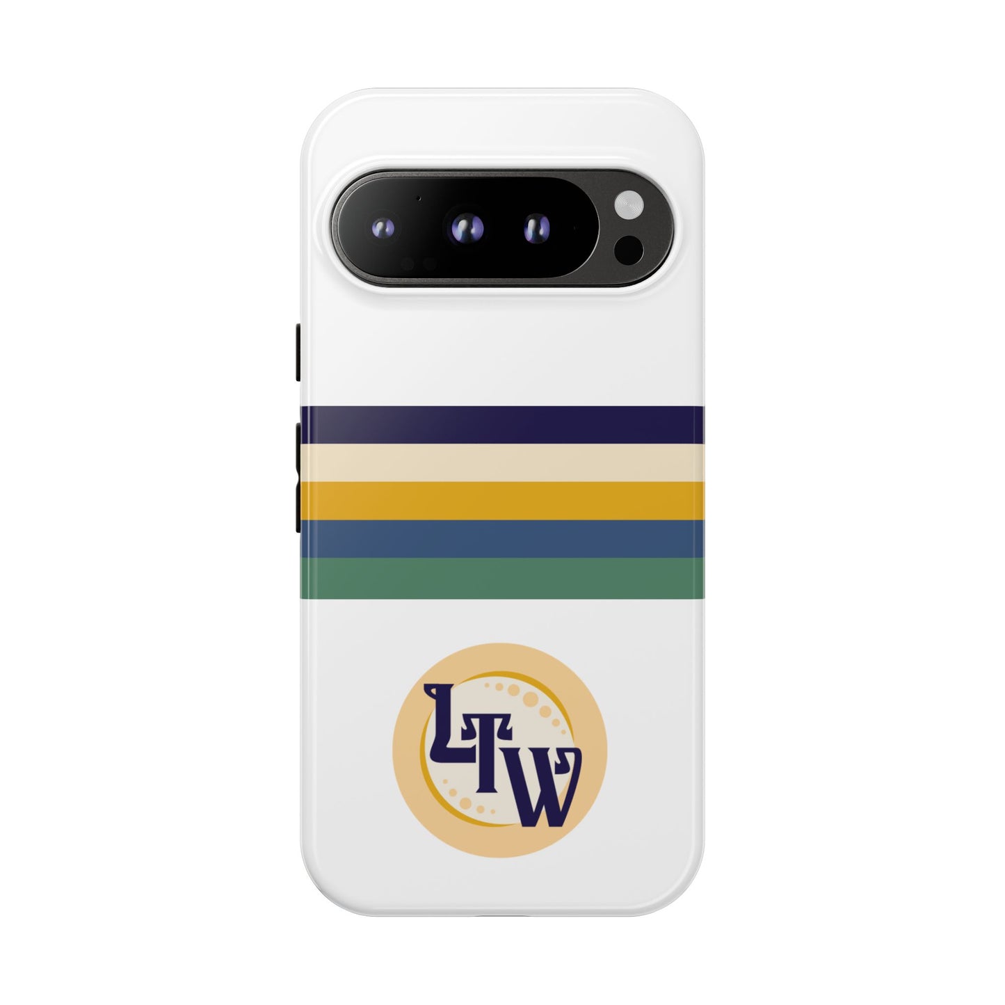 LTW Color Stripe and Monogram Tough Phone Case - Google Pixel