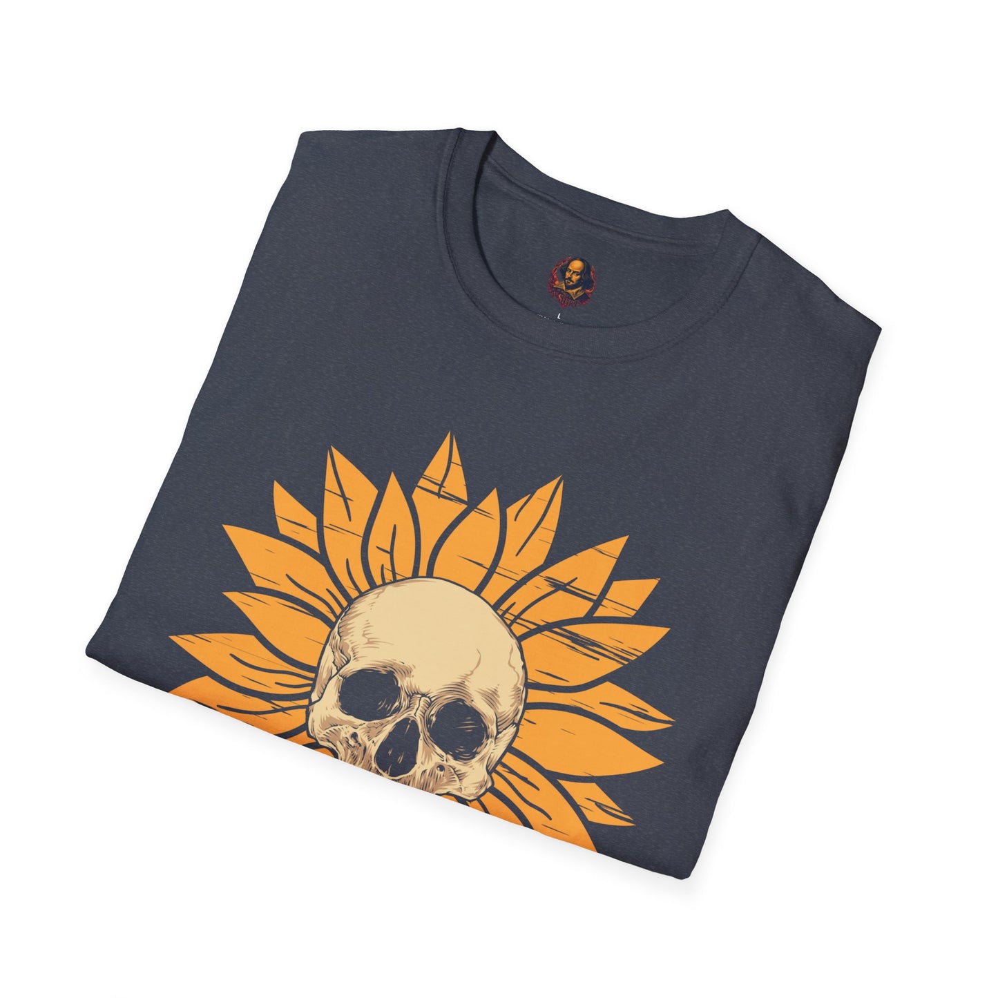 Skull Sunflower Softstyle Unisex Tee