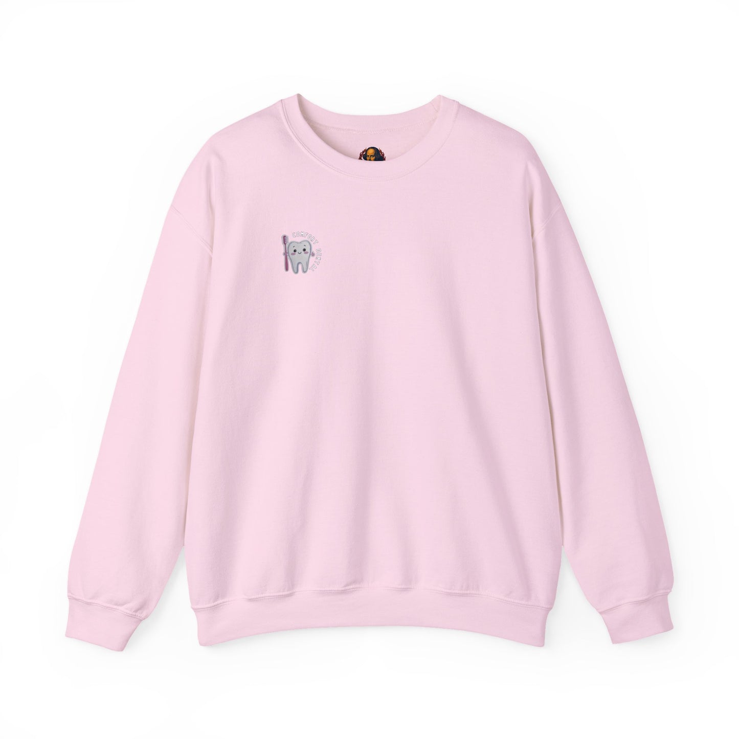 Comfort Dental Pocket Logo Crewneck Sweatshirt Unisex