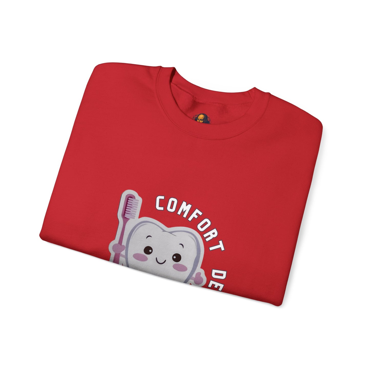 Comfort Dental Front Logo Crewneck Sweatshirt Unisex