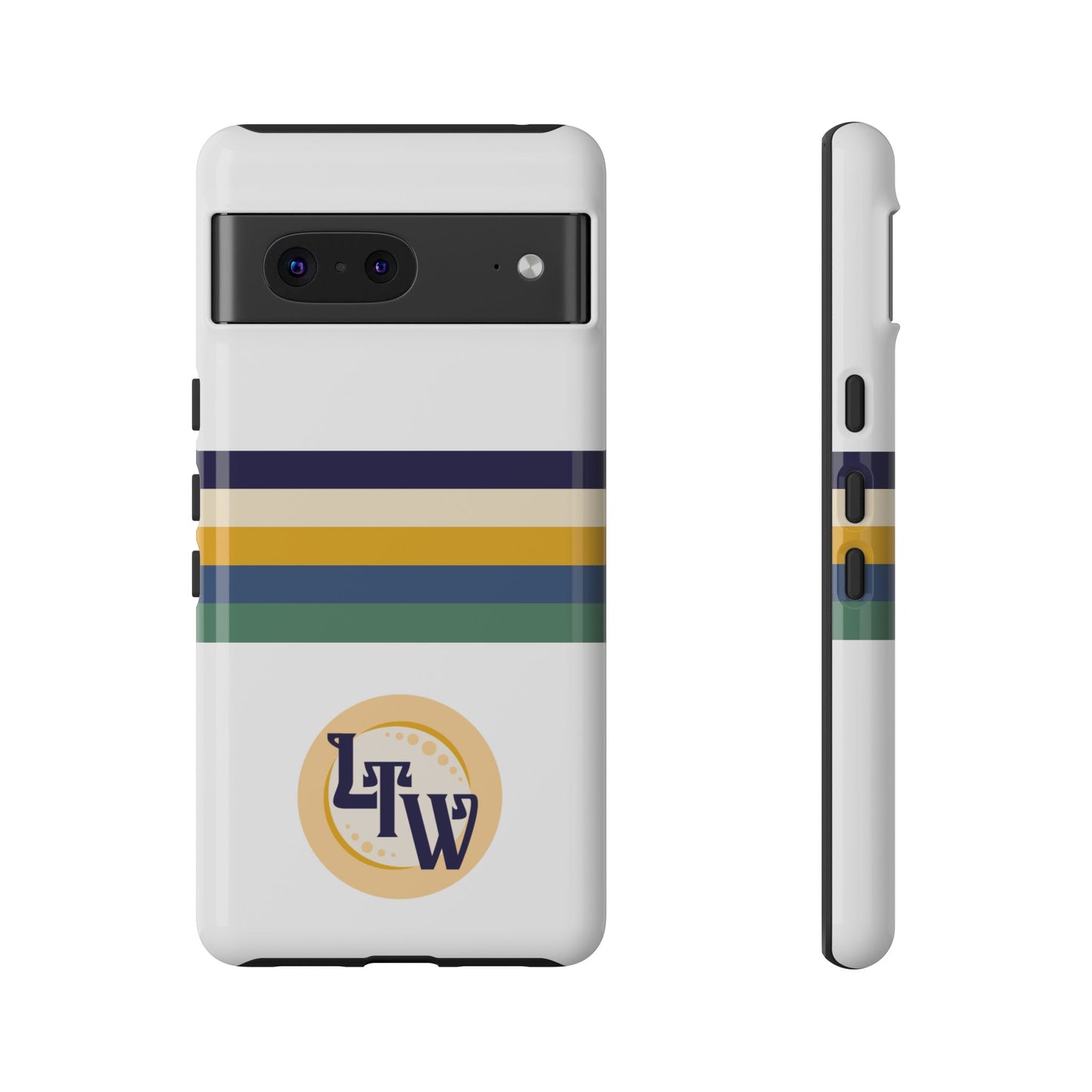 LTW Color Stripe and Monogram Tough Phone Case - Google Pixel