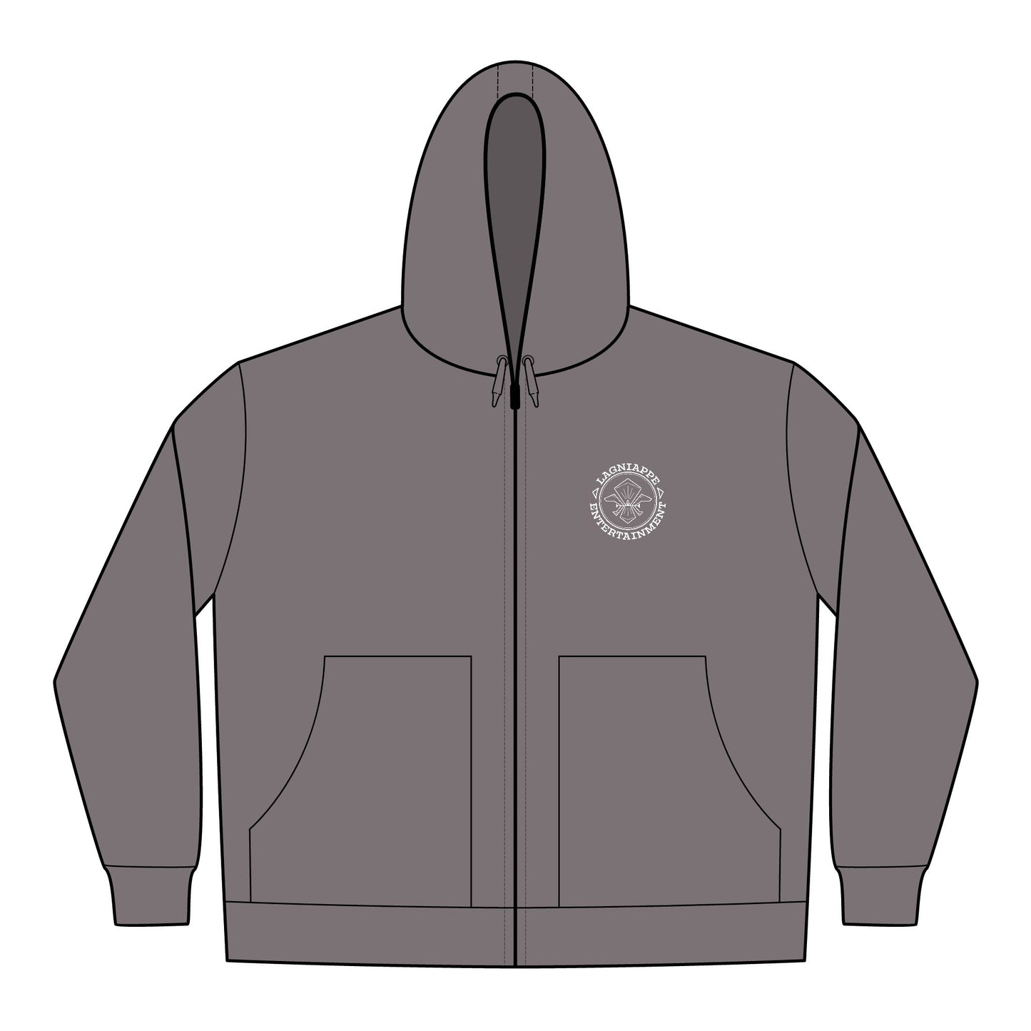 LE Embroidered Hooded Work Jacket