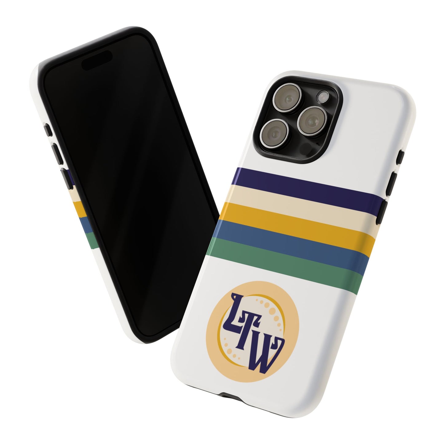 LTW Color Stripe and Monogram Tough Phone Case - iPhone