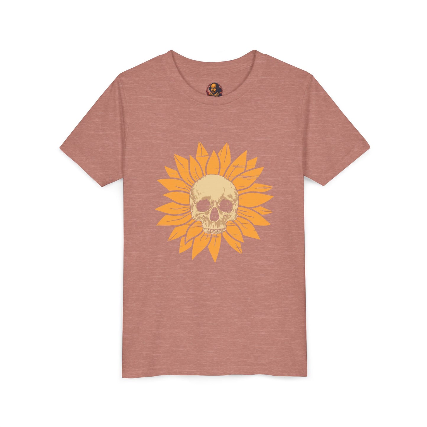 Skull Sunflower Youth Tee