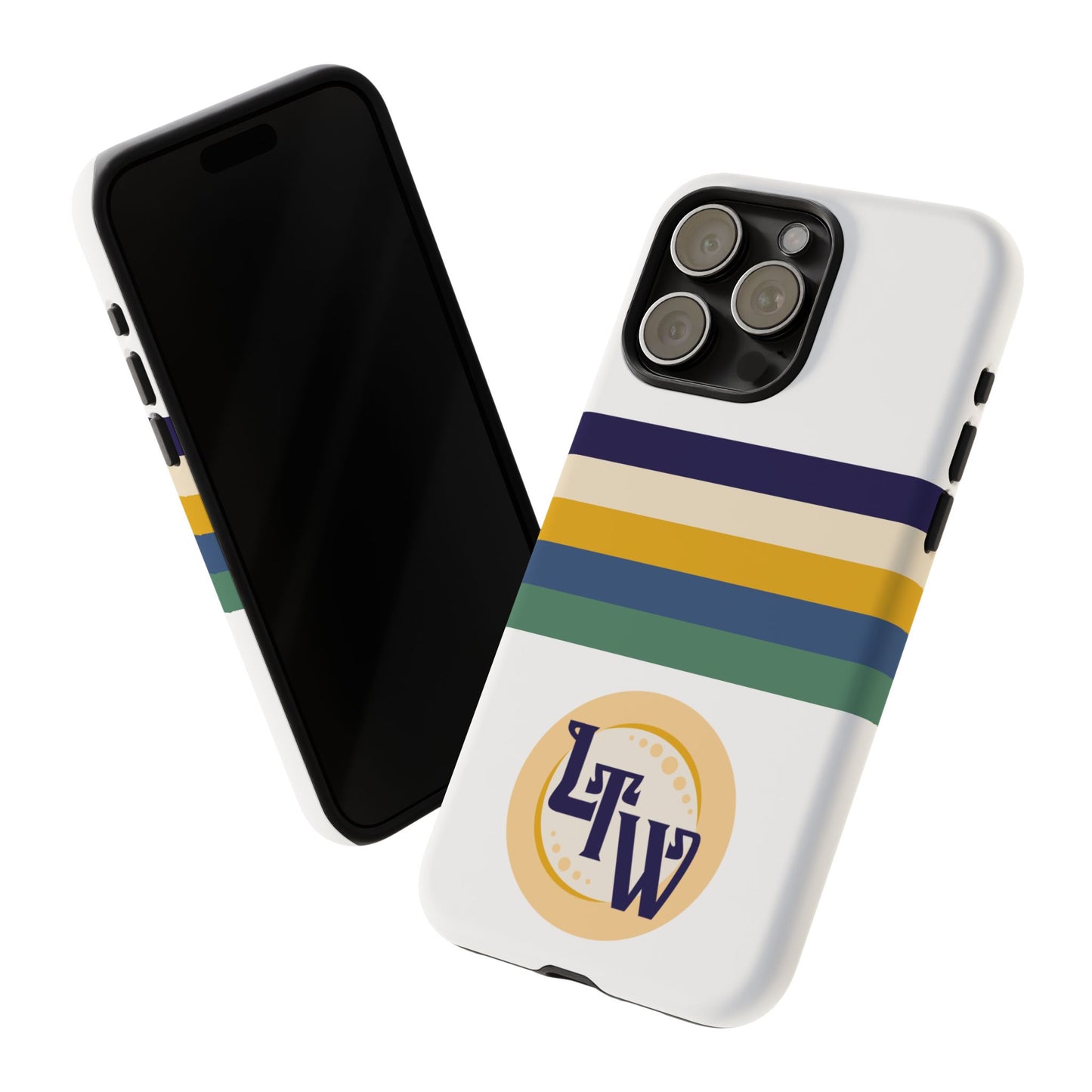 LTW Color Stripe and Monogram Tough Phone Case - iPhone
