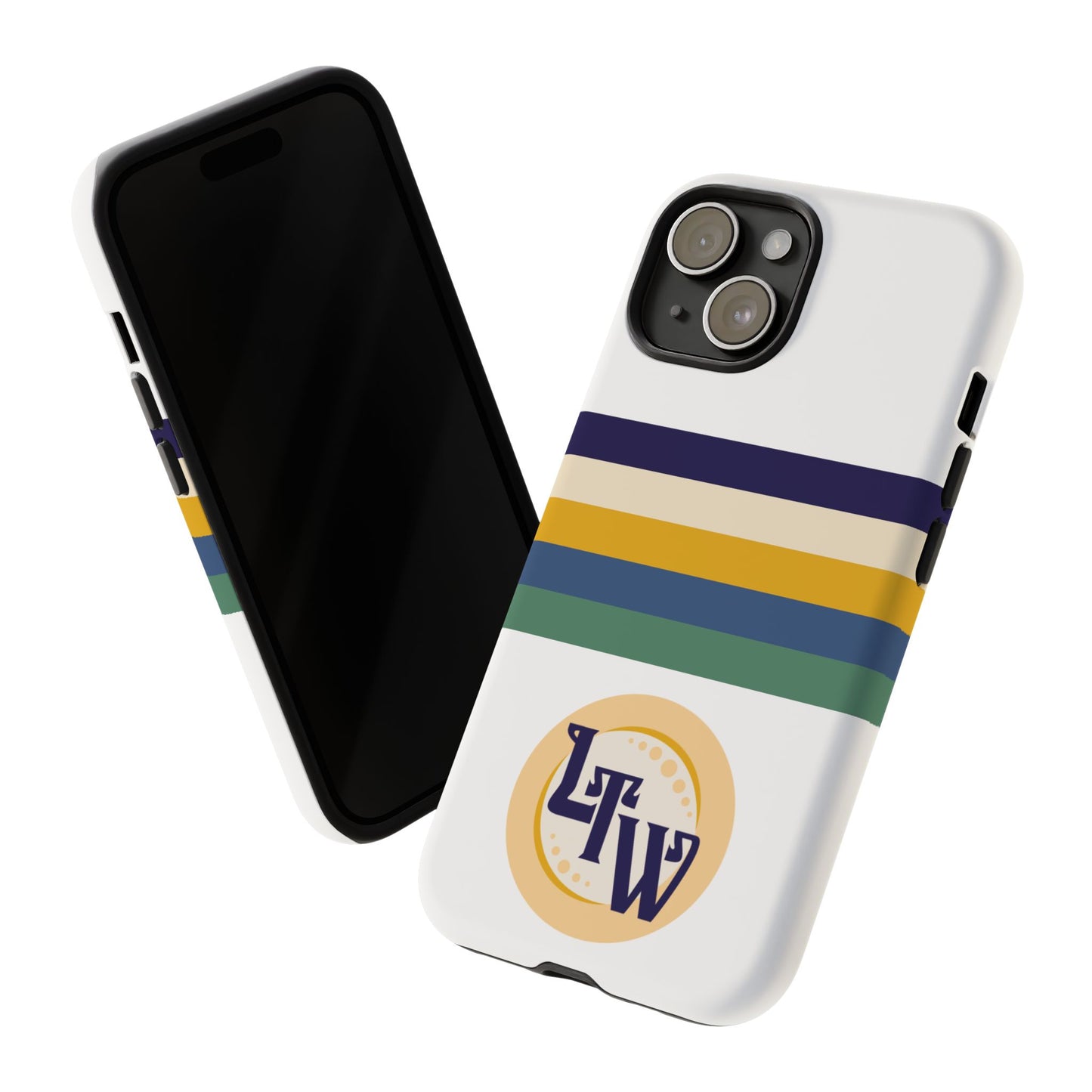 LTW Color Stripe and Monogram Tough Phone Case - iPhone