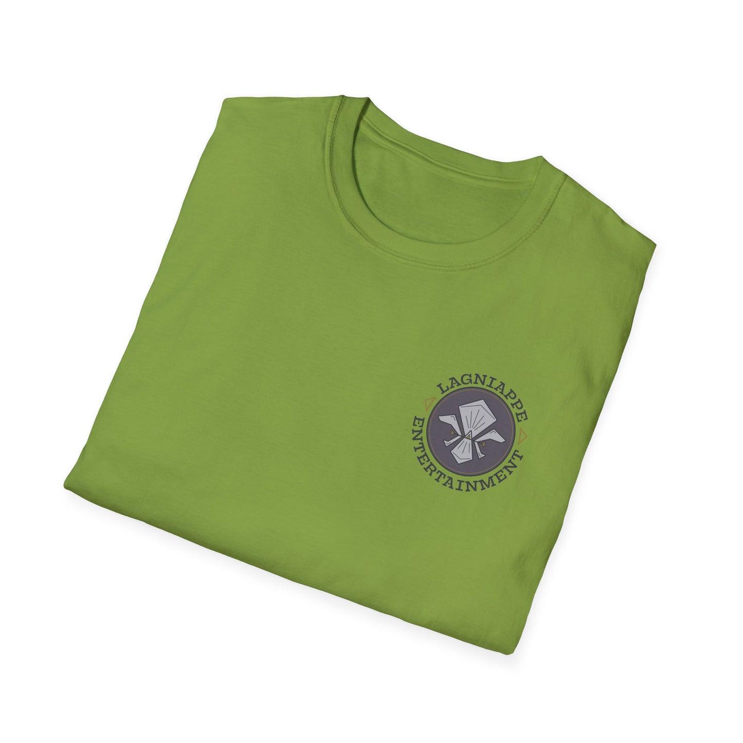 Lagniappe Entertainment Dark Color Logo - Unisex Jersey Tee, Casual Tee, Graphic T-Shirt, Unique Gift, Birthday Gift, Music Festival Apparel