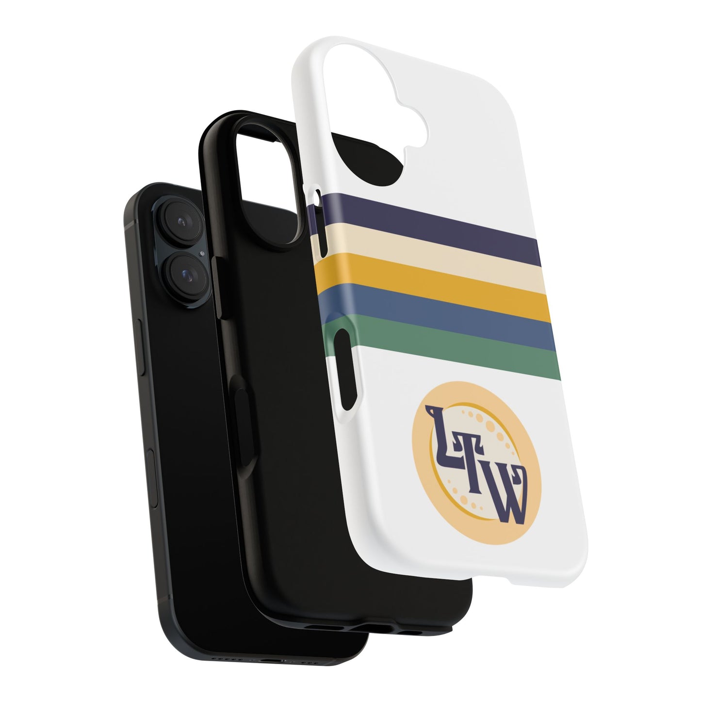 LTW Color Stripe and Monogram Tough Phone Case - iPhone