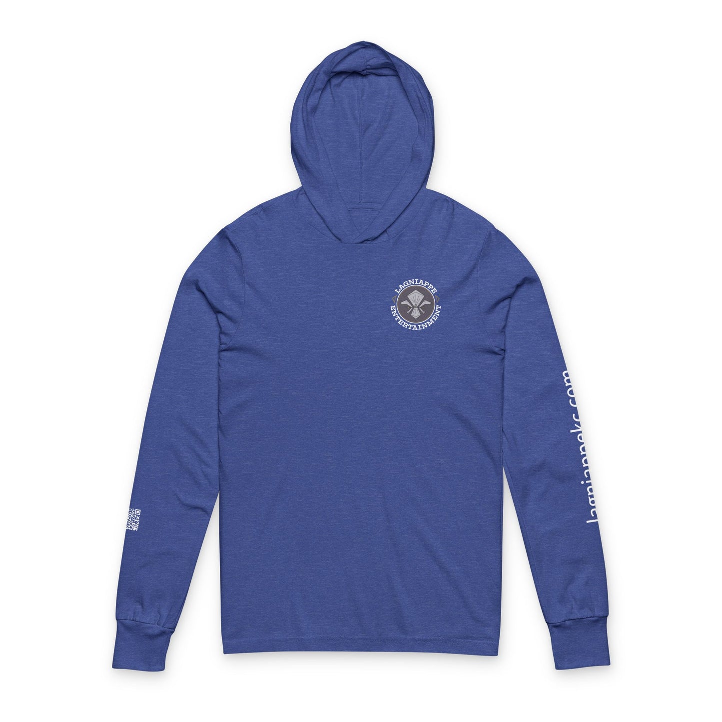 Lagniappe Entertainment Light Color Logo - Unisex Hoodie with Lagniappe Entertainment Design, Casual Streetwear, Gift for Music Lovers, Comfortable Layer, Festival Essential