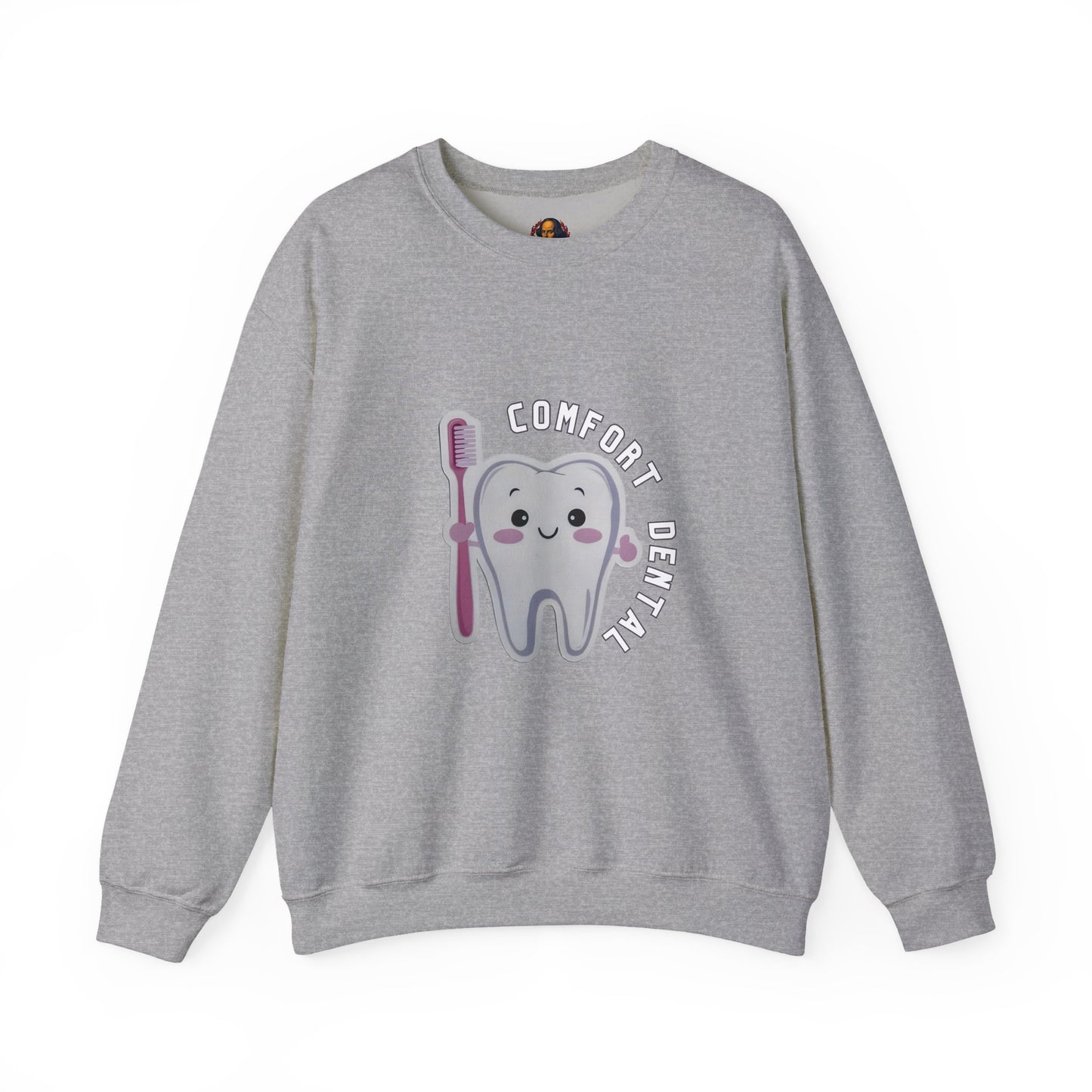 Comfort Dental Front Logo Crewneck Sweatshirt Unisex