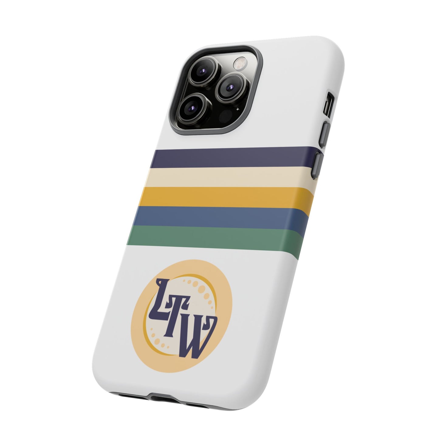 LTW Color Stripe and Monogram Tough Phone Case - iPhone