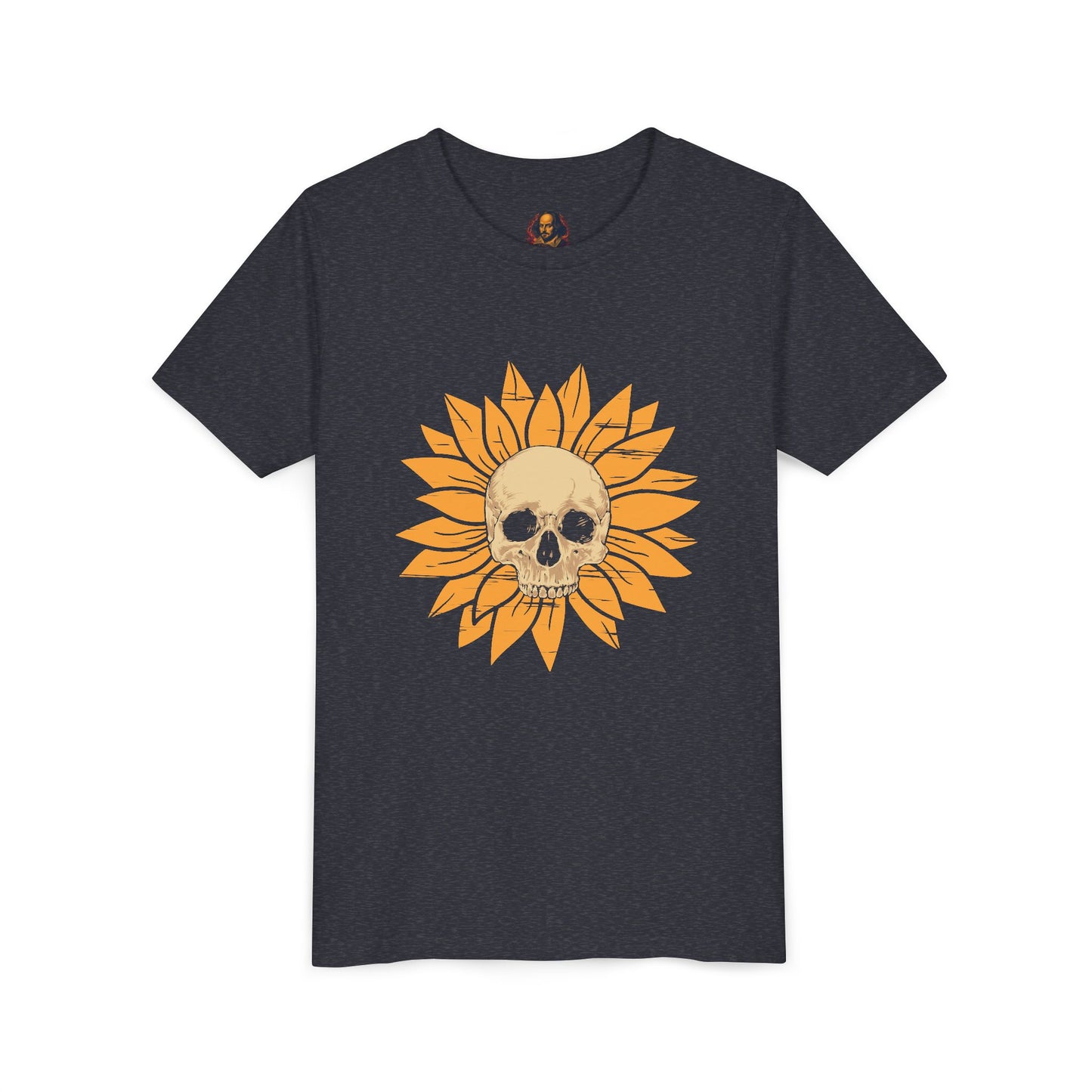 Skull Sunflower Youth Tee