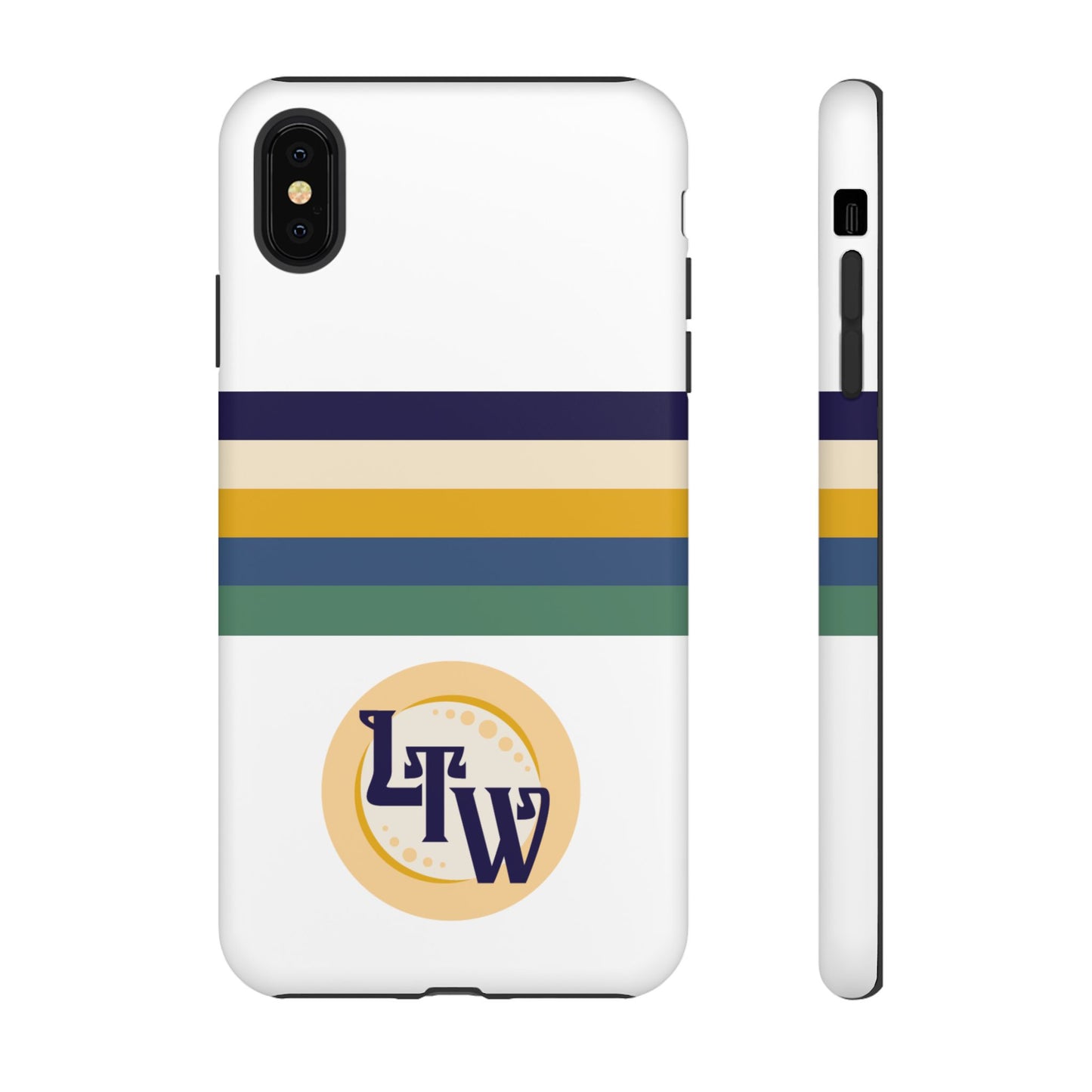 LTW Color Stripe and Monogram Tough Phone Case - iPhone