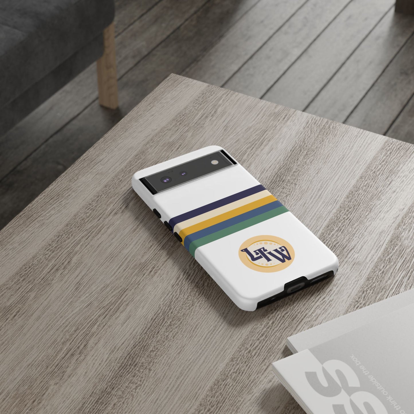 LTW Color Stripe and Monogram Tough Phone Case - Google Pixel
