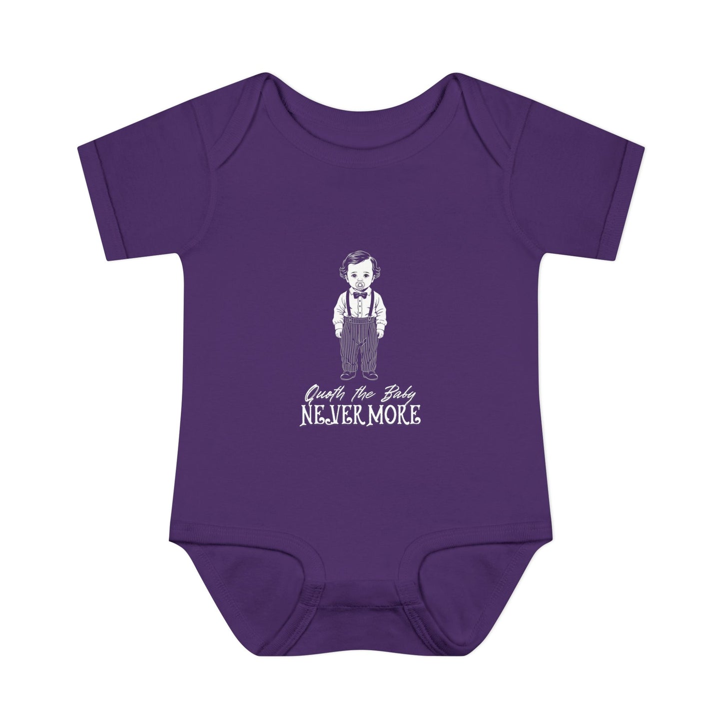 Little Edgar Words Infant Onesie