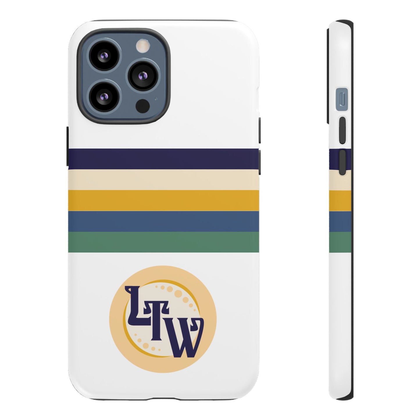 LTW Color Stripe and Monogram Tough Phone Case - iPhone