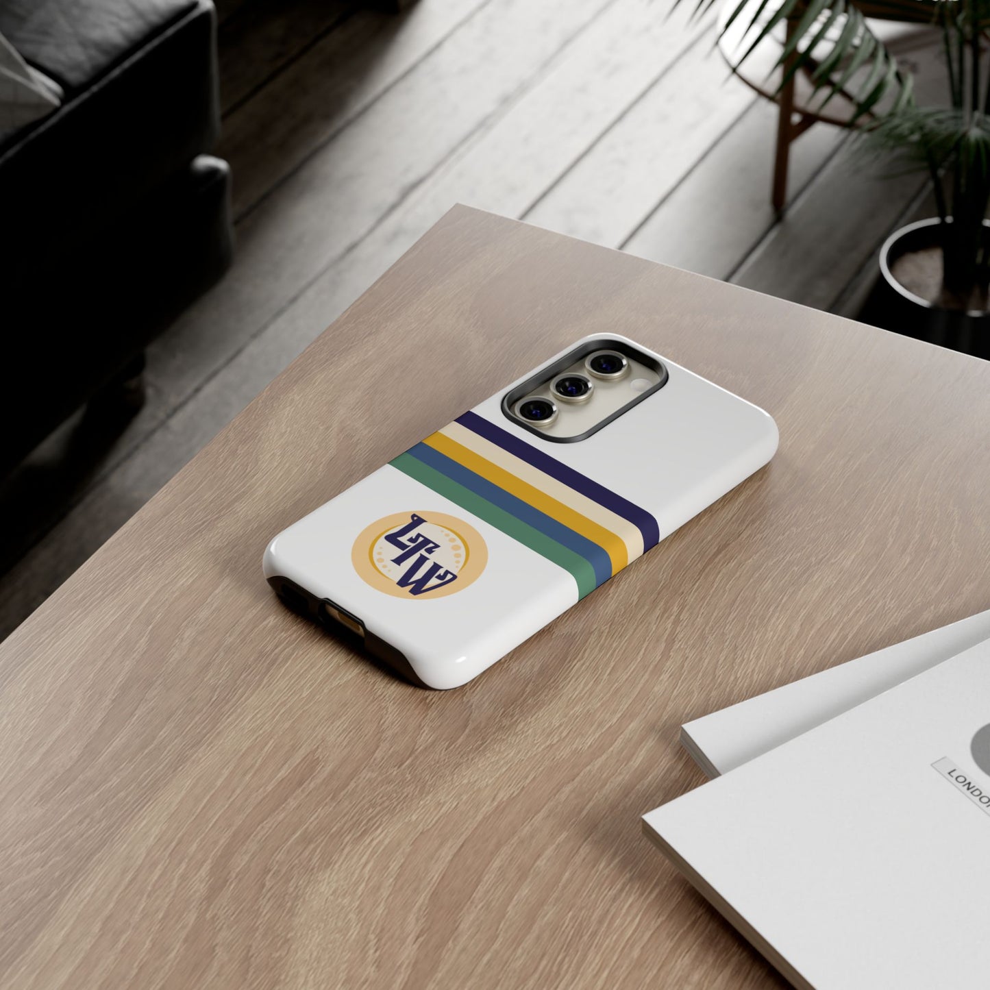 LTW Color Stripe and Monogram Tough Phone Case - Samsung