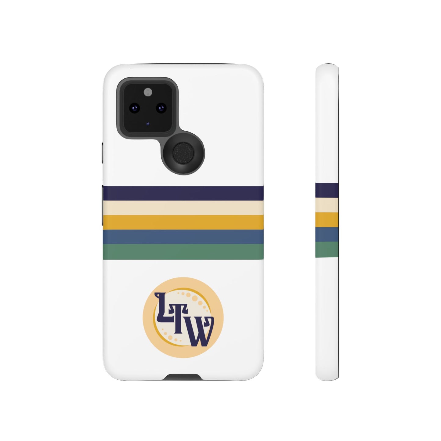 LTW Color Stripe and Monogram Tough Phone Case - Google Pixel