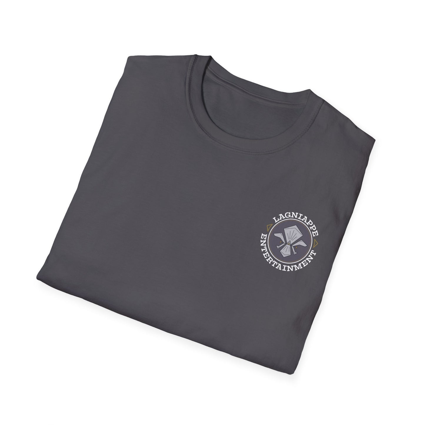 Lagniappe Entertainment Light Color Logo - Unisex Graphic Tee for Music Lovers, Casual Wear, Concerts, Gifts for Him/Her, Everyday T-Shirt