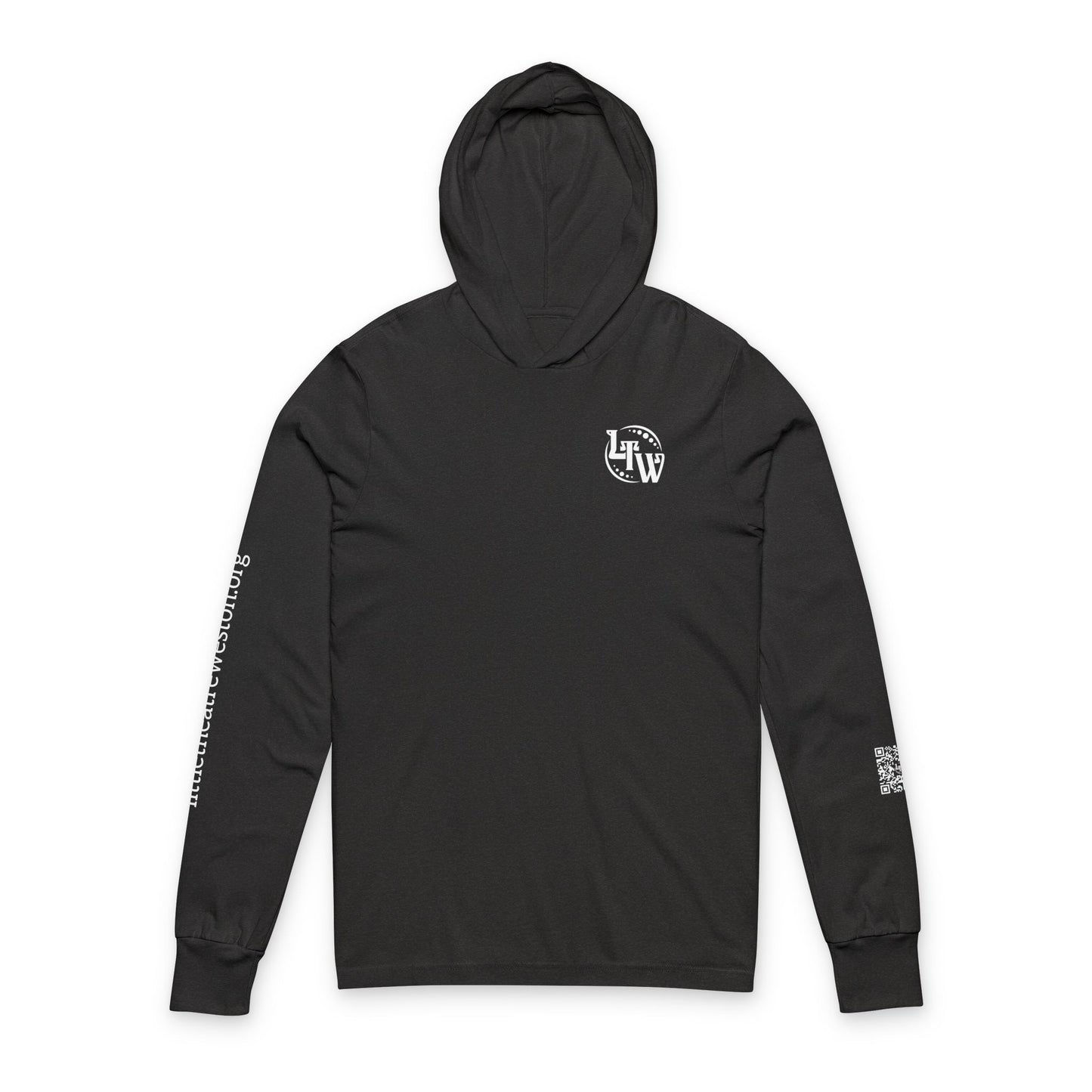 LTW White Monogram Unisex Hoodie