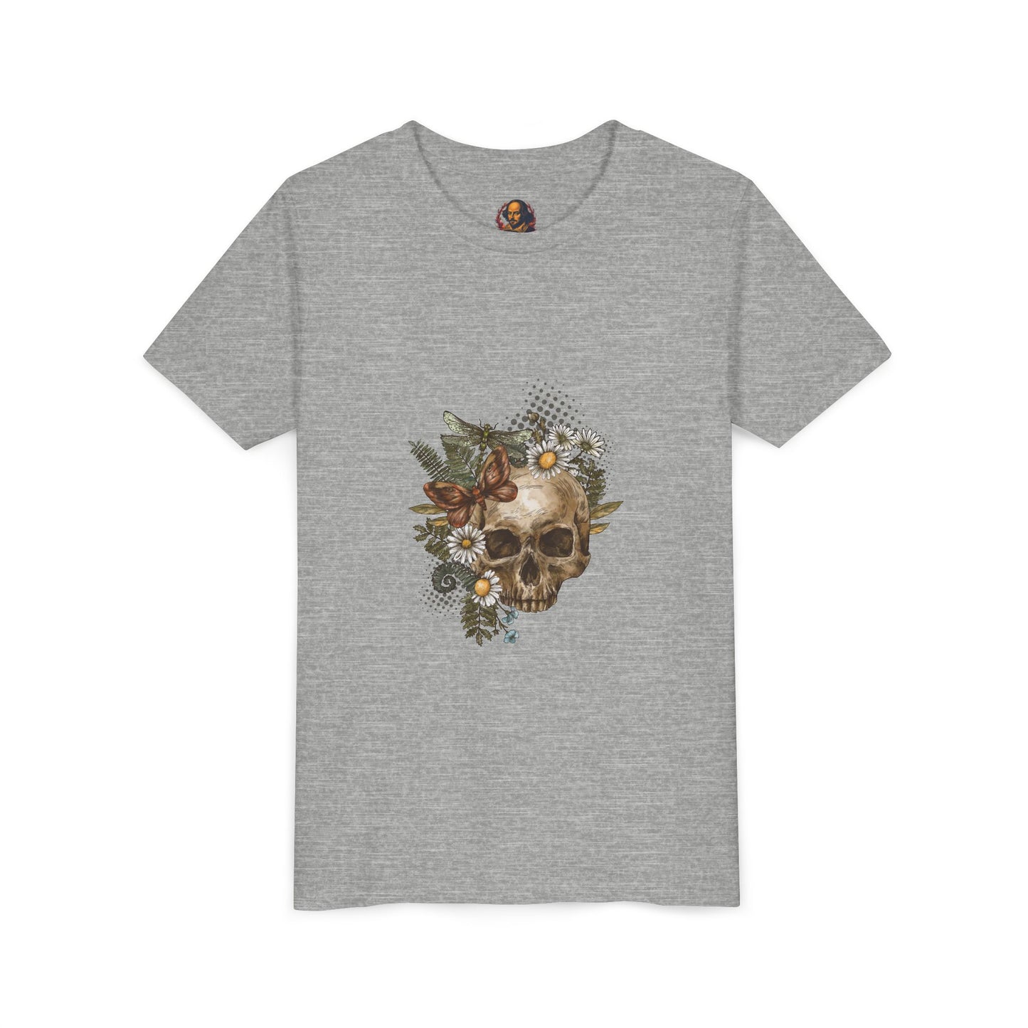 Goblincore Skull Youth Short Sleeve Tee