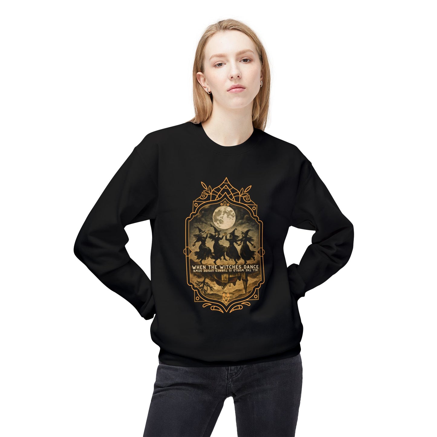 When the witches dance, all the world is turned upside down Unisex Long Sleeve Tee