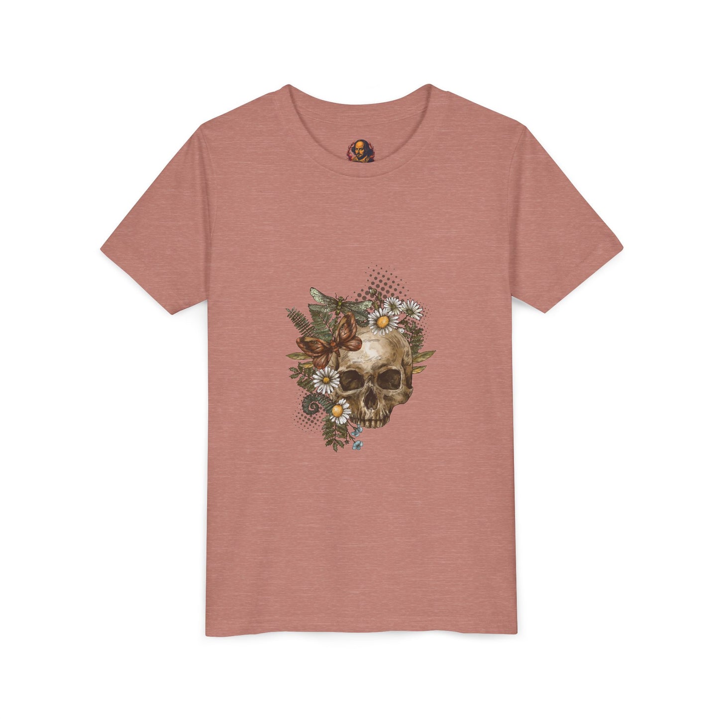 Goblincore Skull Youth Short Sleeve Tee