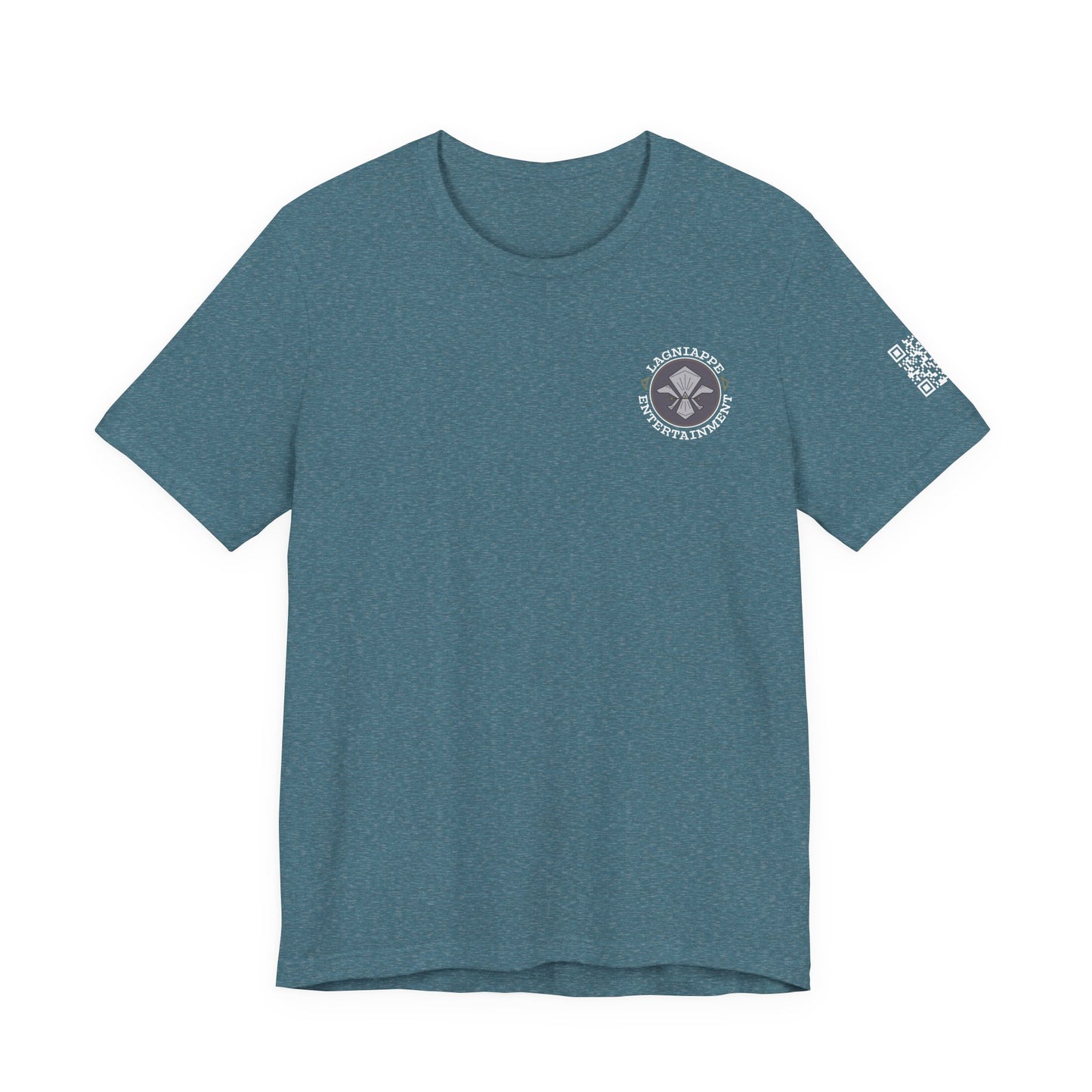 Lagniappe Entertainment Light Color Logo - Unisex Graphic Tee for Music Lovers, Casual Wear, Concerts, Gifts for Him/Her, Everyday T-Shirt
