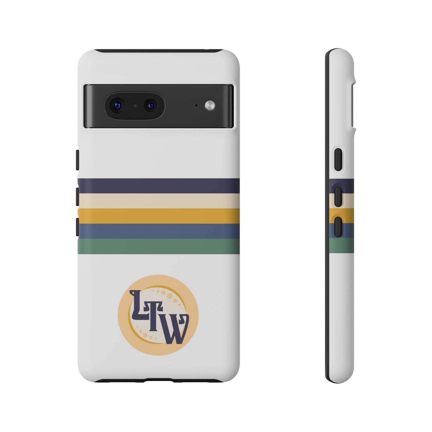 LTW Color Stripe and Monogram Tough Phone Case - Google Pixel