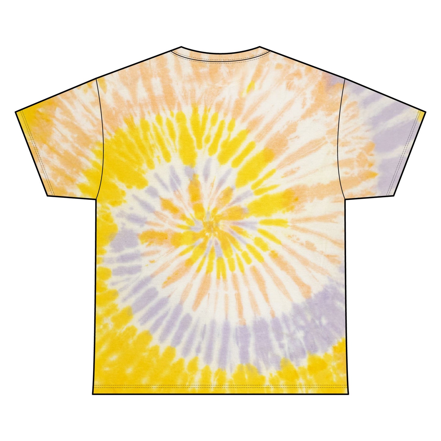 All the World's a Stage Tie Dye Cotton Tee Unisex