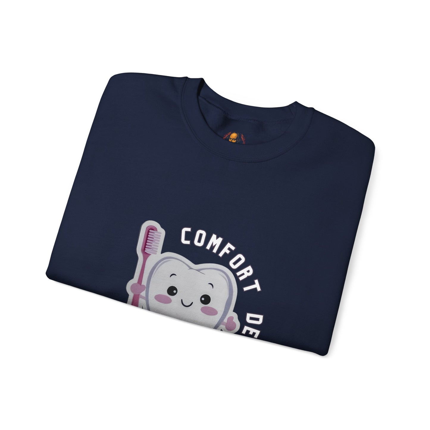 Comfort Dental Front Logo Crewneck Sweatshirt Unisex