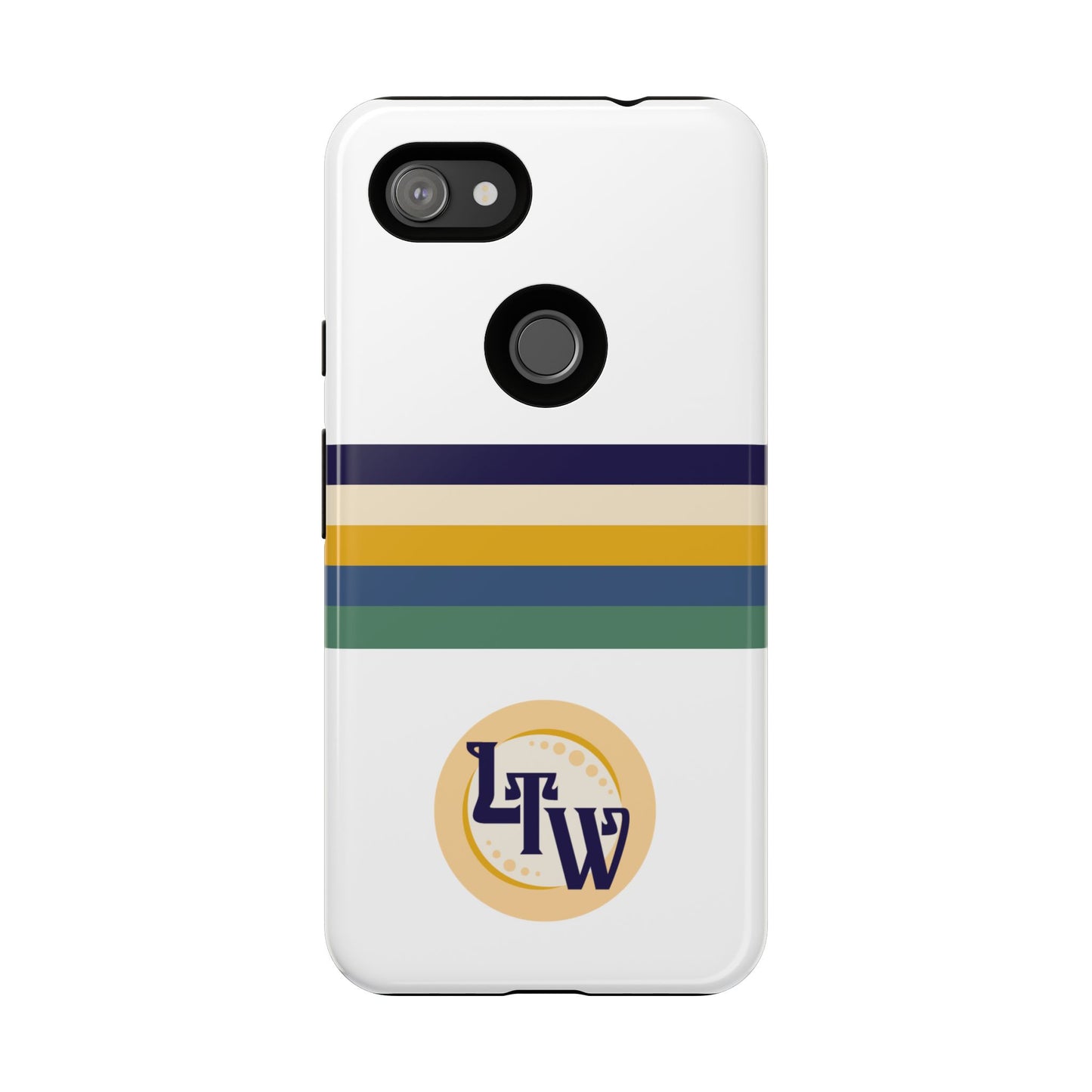 LTW Color Stripe and Monogram Tough Phone Case - Google Pixel