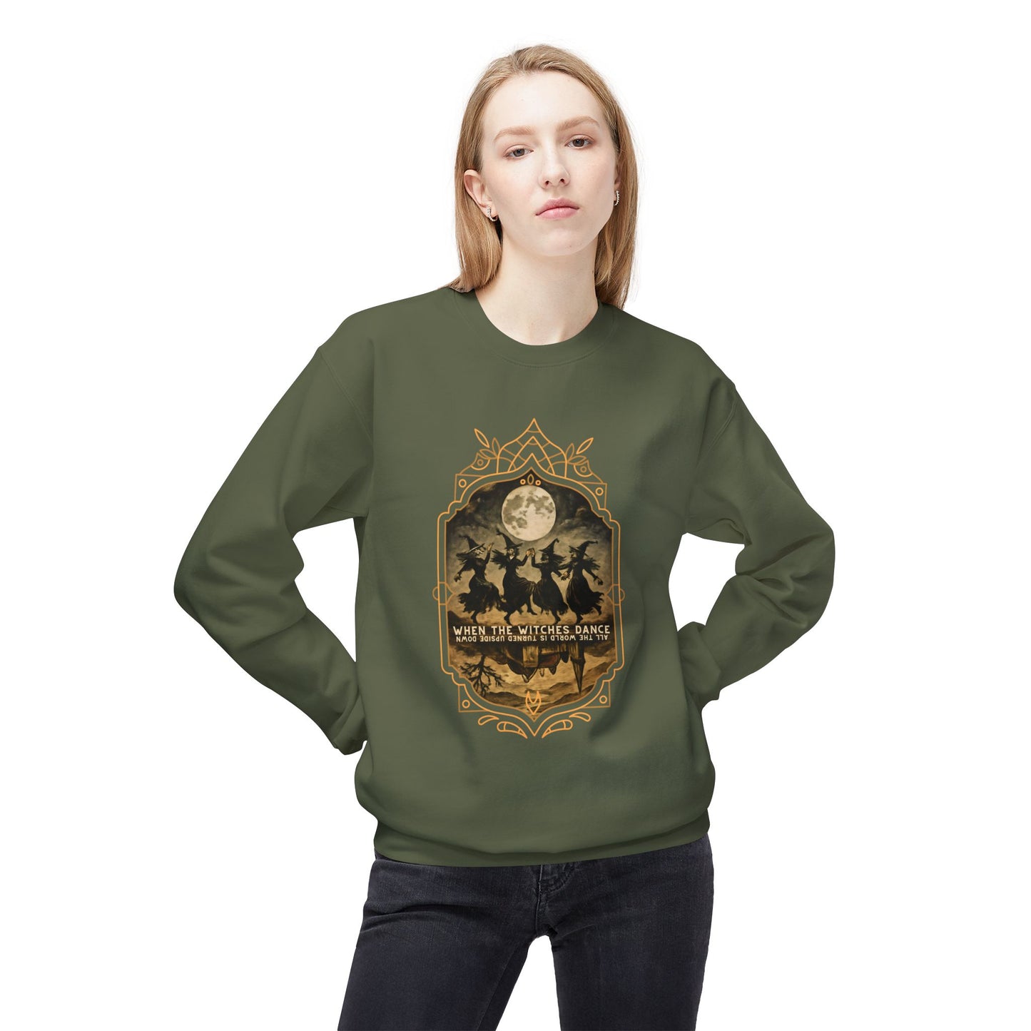 When the witches dance, all the world is turned upside down Unisex Long Sleeve Tee