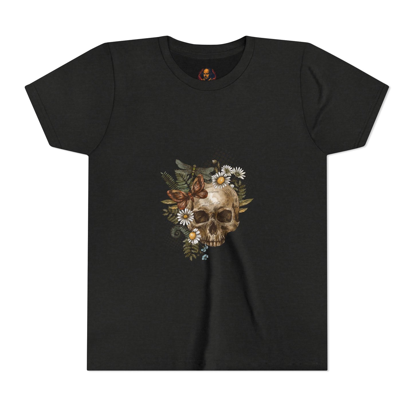 Goblincore Skull Youth Short Sleeve Tee