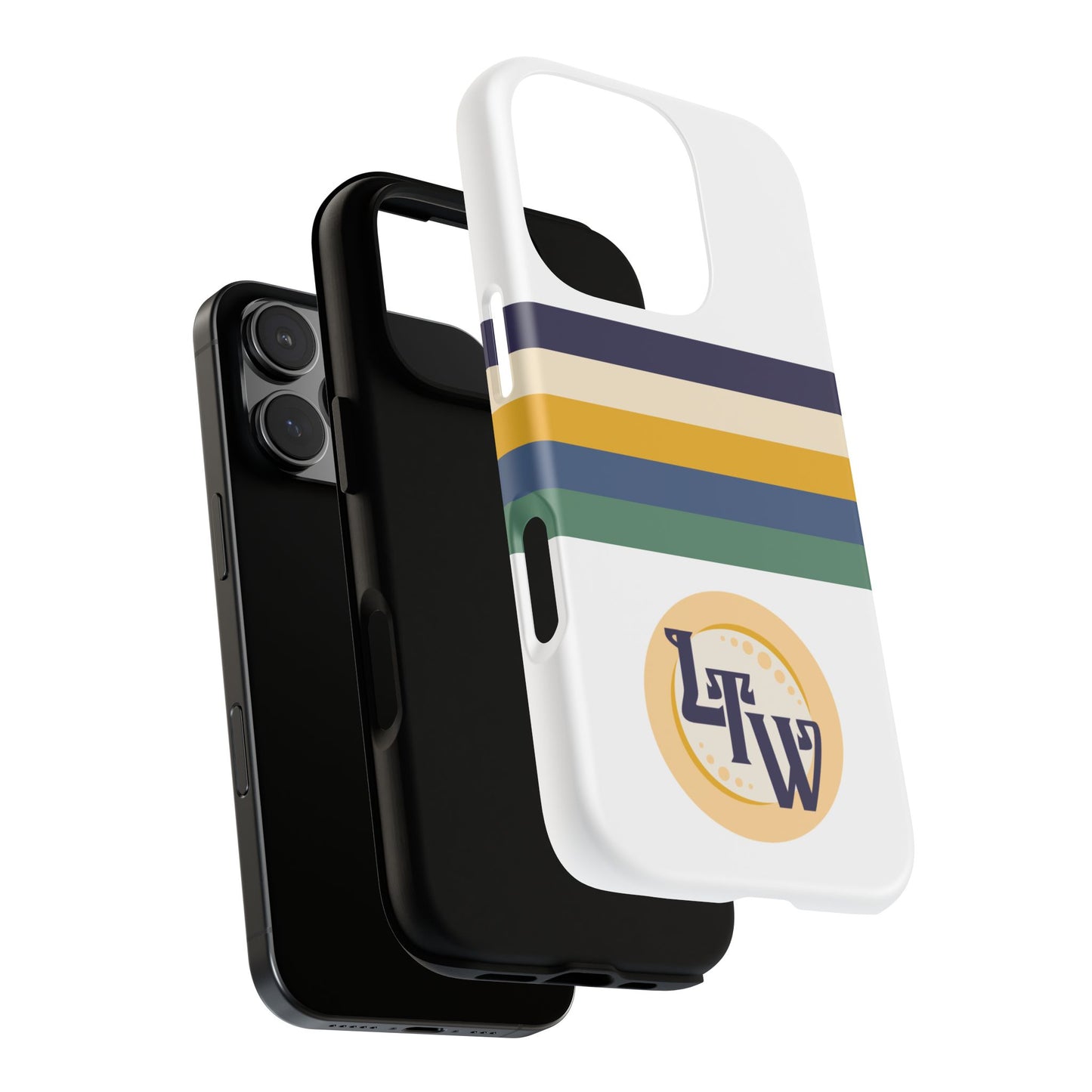 LTW Color Stripe and Monogram Tough Phone Case - iPhone