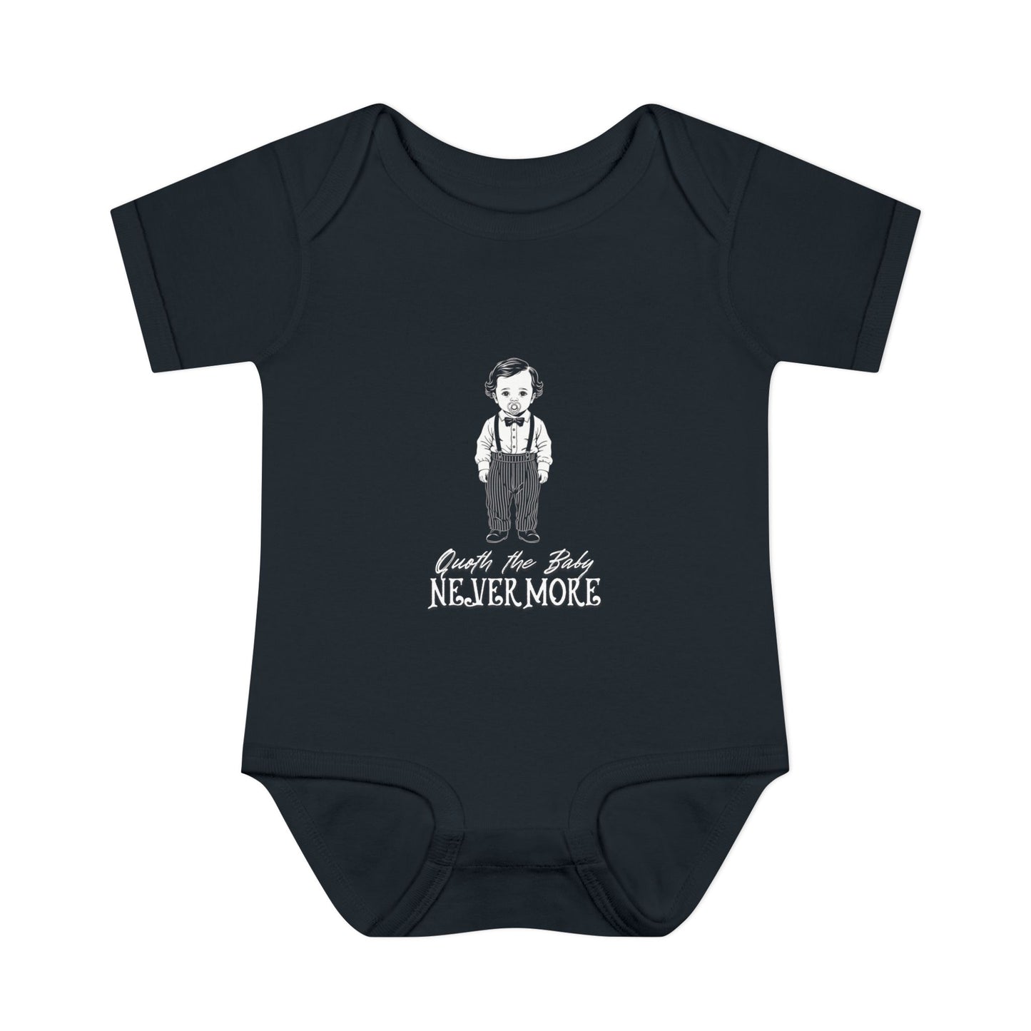 Little Edgar Words Infant Onesie