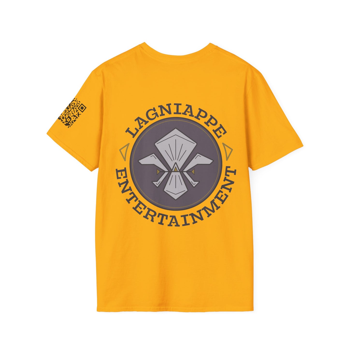 Lagniappe Entertainment Dark Color Logo - Unisex Jersey Tee, Casual Tee, Graphic T-Shirt, Unique Gift, Birthday Gift, Music Festival Apparel