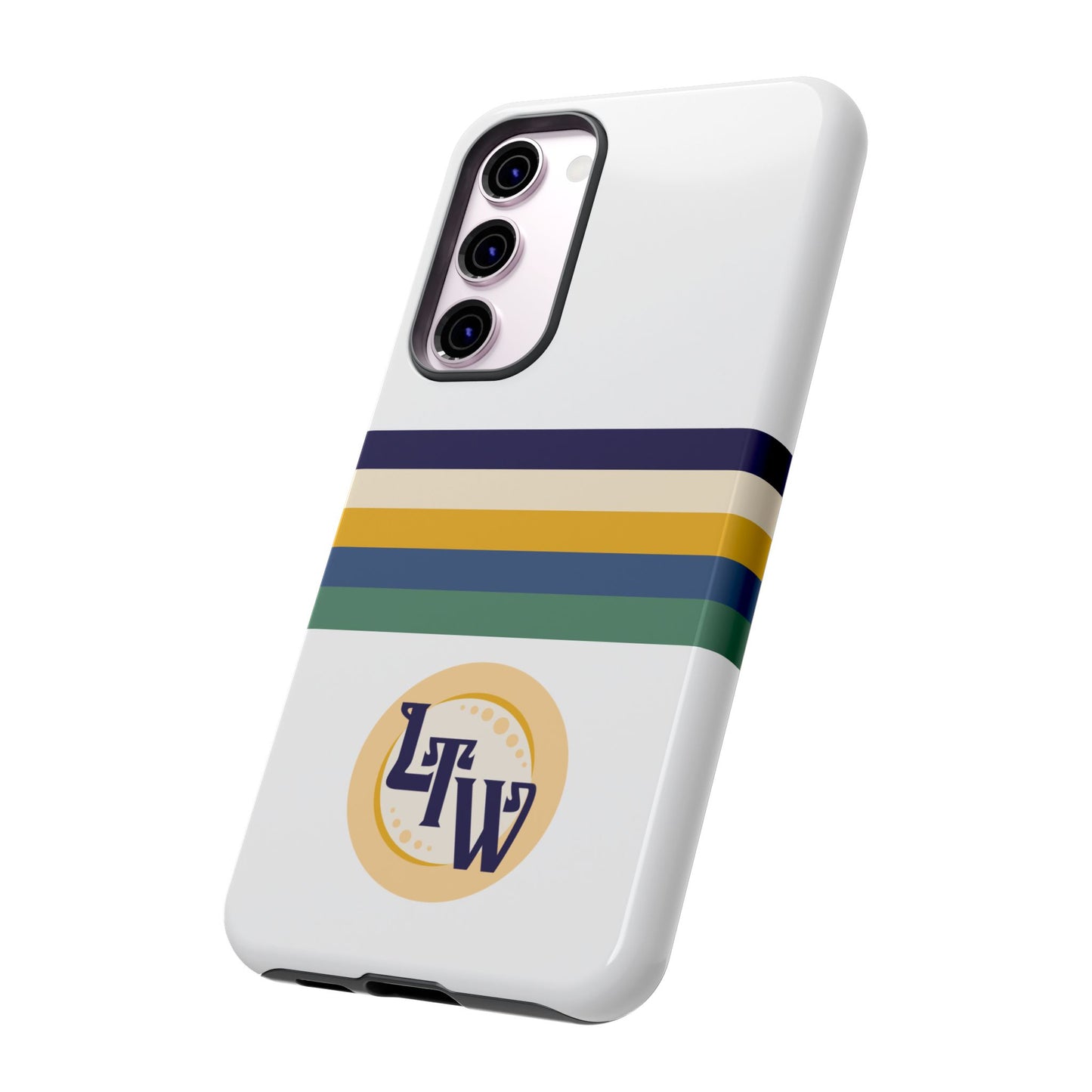 LTW Color Stripe and Monogram Tough Phone Case - Samsung