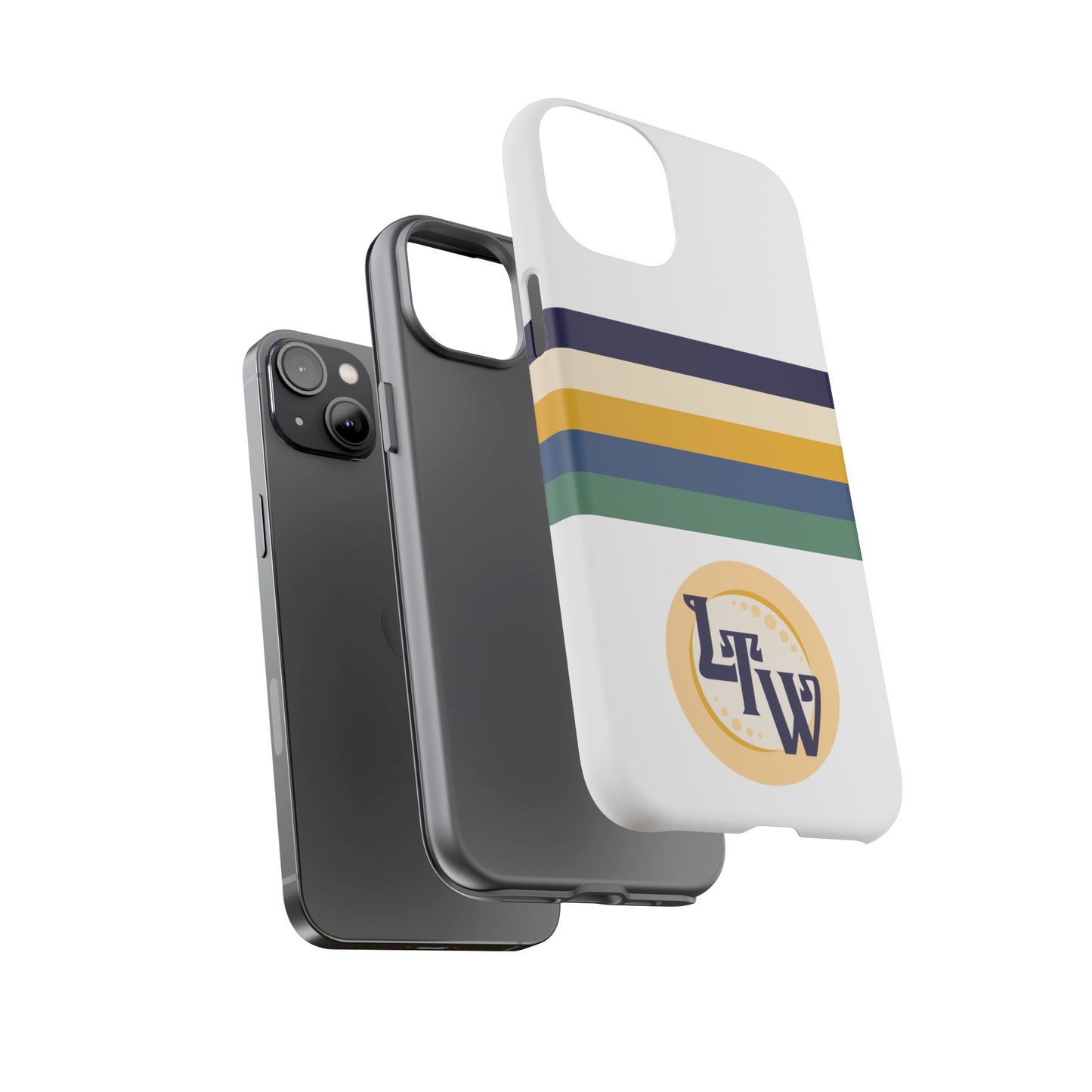 LTW Color Stripe and Monogram Tough Phone Case - iPhone