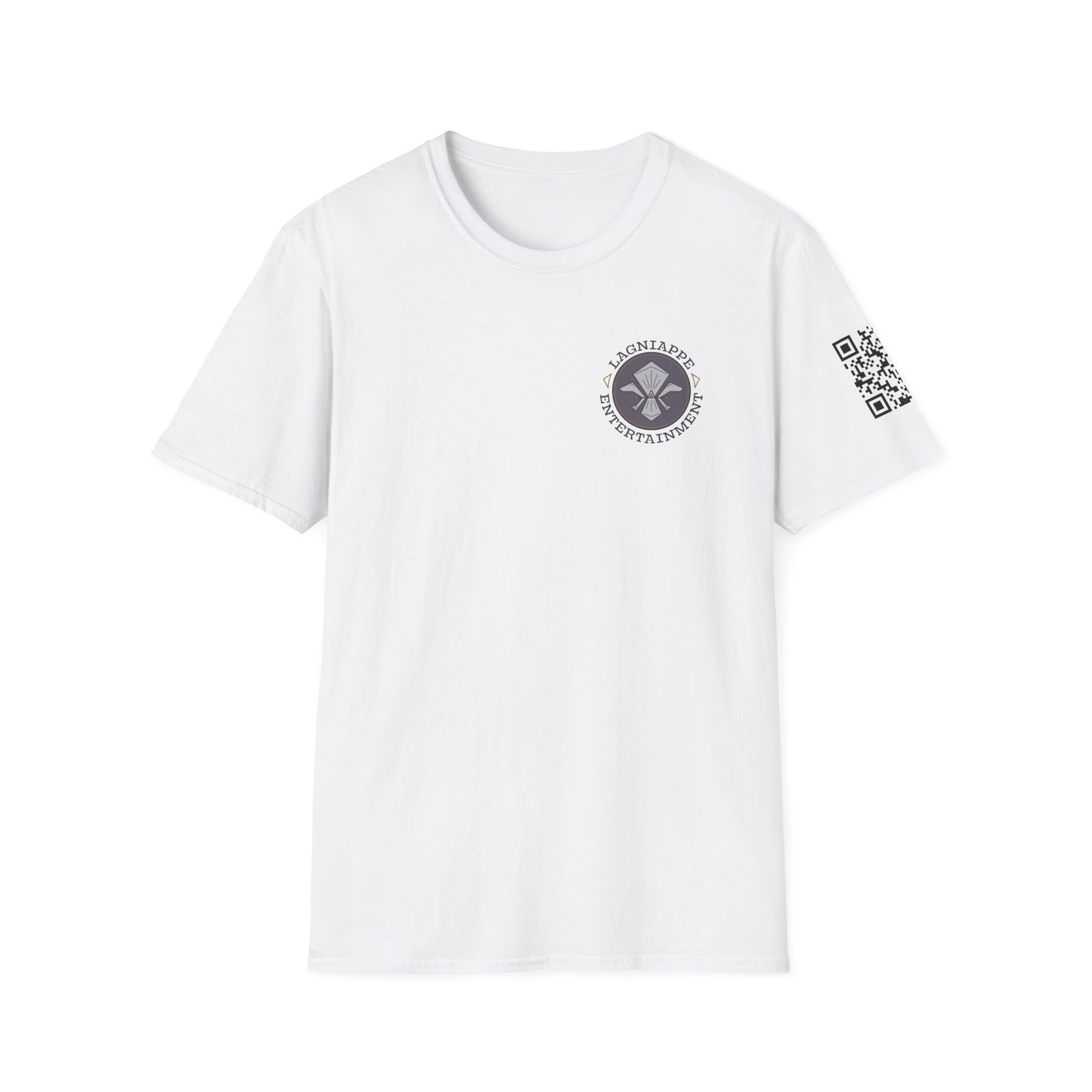 Lagniappe Entertainment Dark Color Logo - Unisex Jersey Tee, Casual Tee, Graphic T-Shirt, Unique Gift, Birthday Gift, Music Festival Apparel