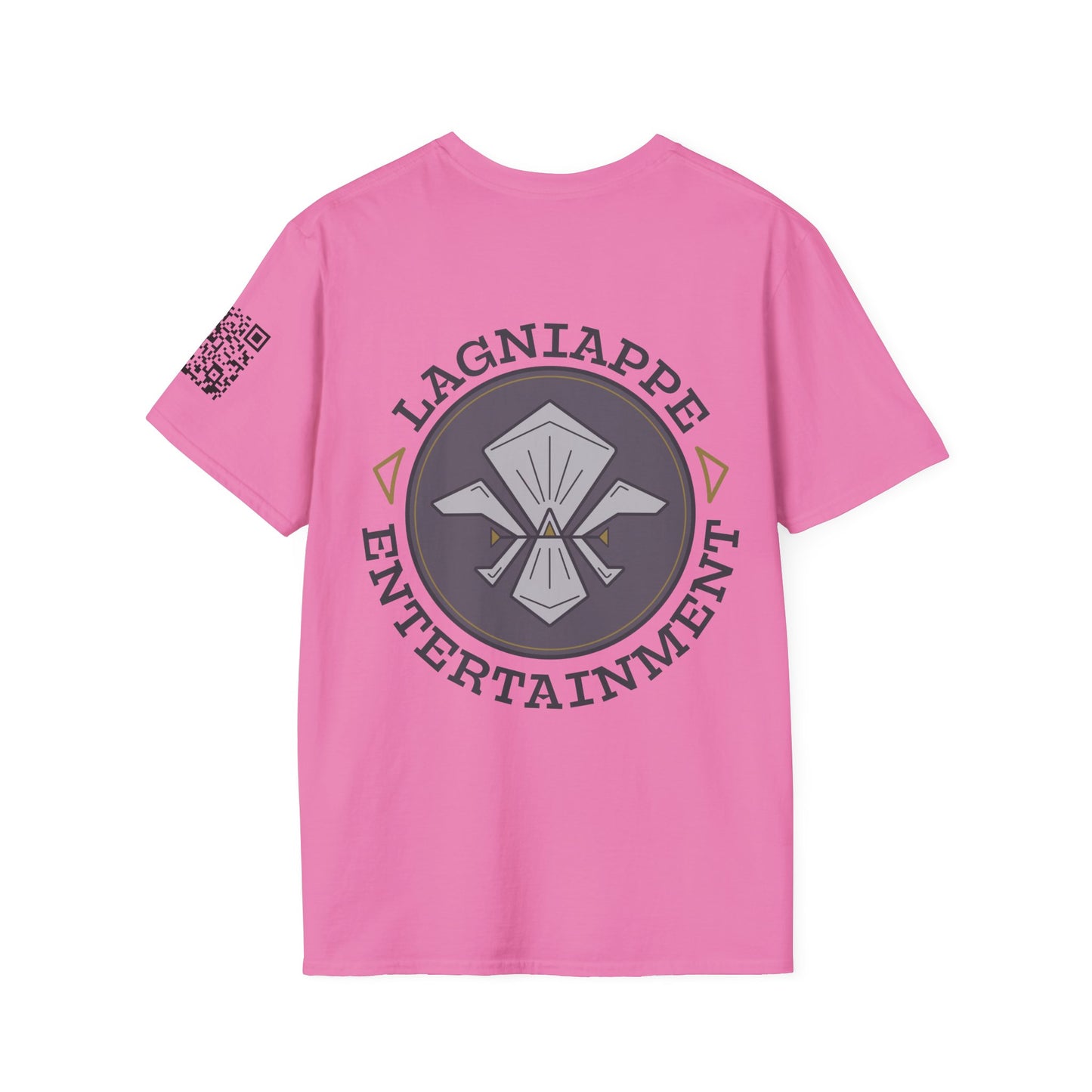 Lagniappe Entertainment Dark Color Logo - Unisex Jersey Tee, Casual Tee, Graphic T-Shirt, Unique Gift, Birthday Gift, Music Festival Apparel