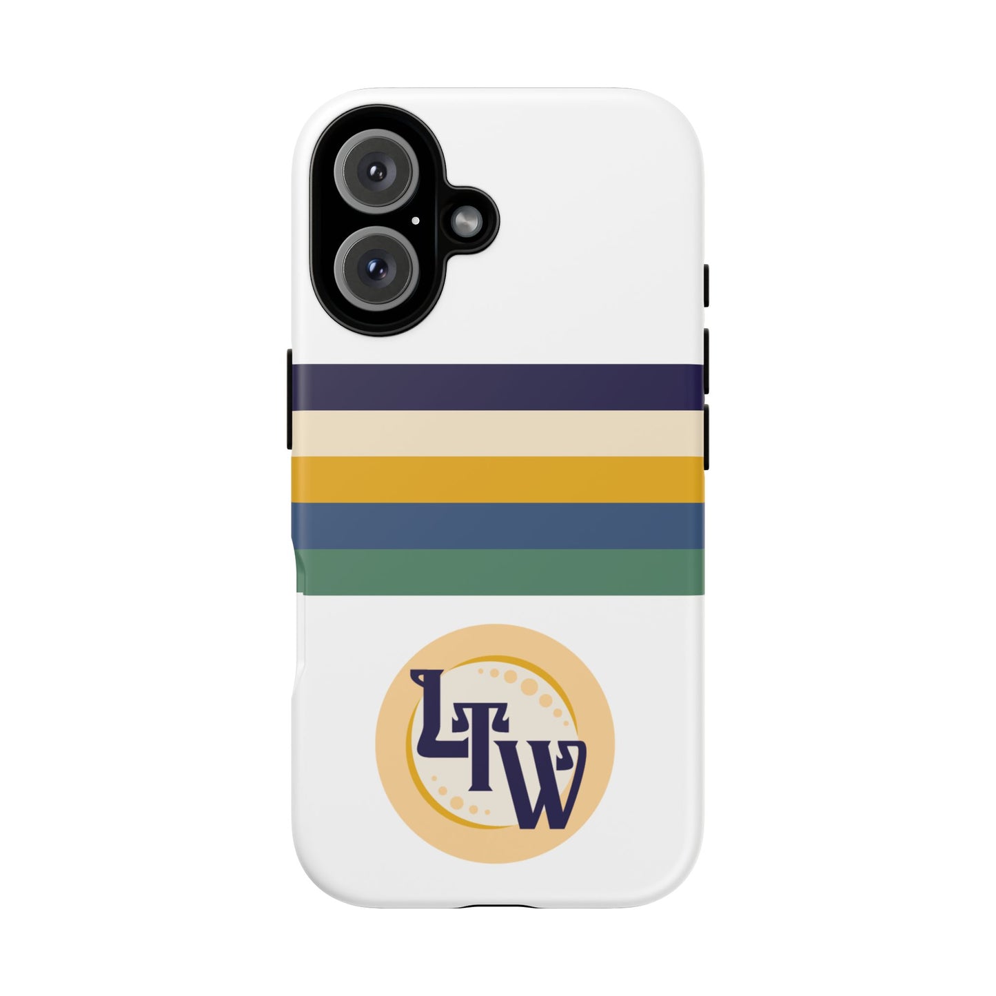 LTW Color Stripe and Monogram Tough Phone Case - iPhone