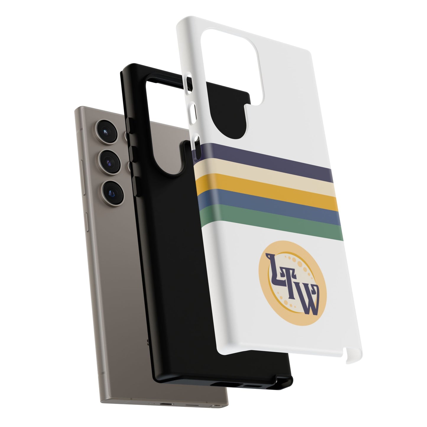 LTW Color Stripe and Monogram Tough Phone Case - Samsung