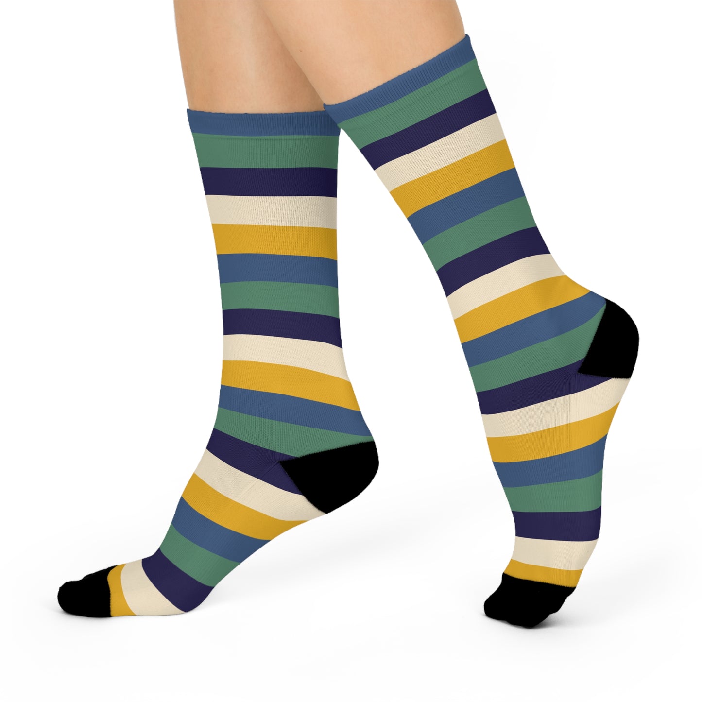 LTW Stripe Cushioned Crew Socks