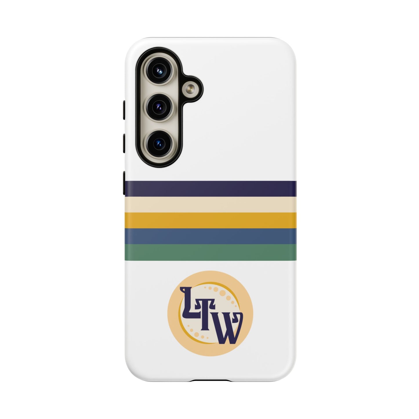 LTW Color Stripe and Monogram Tough Phone Case - Samsung