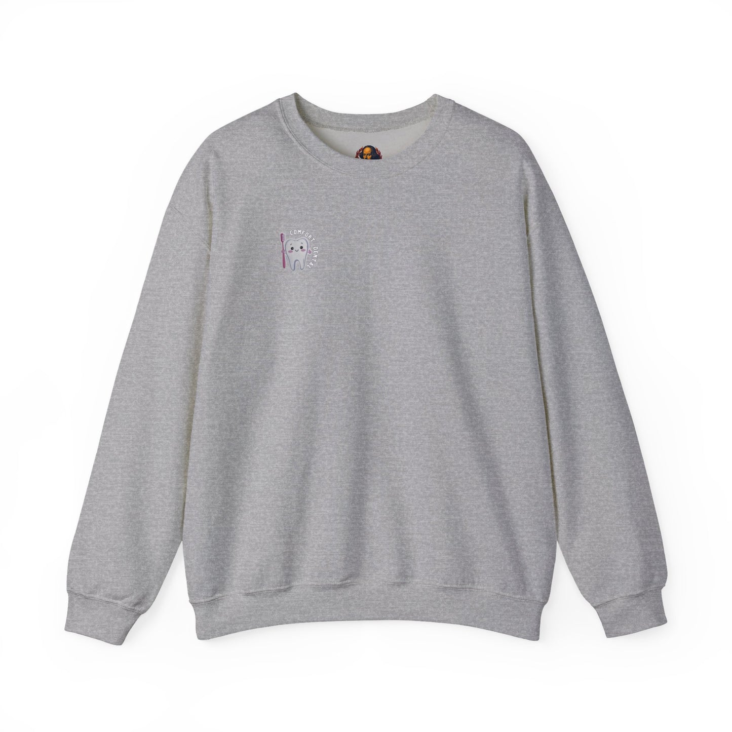 Comfort Dental Pocket Logo Crewneck Sweatshirt Unisex