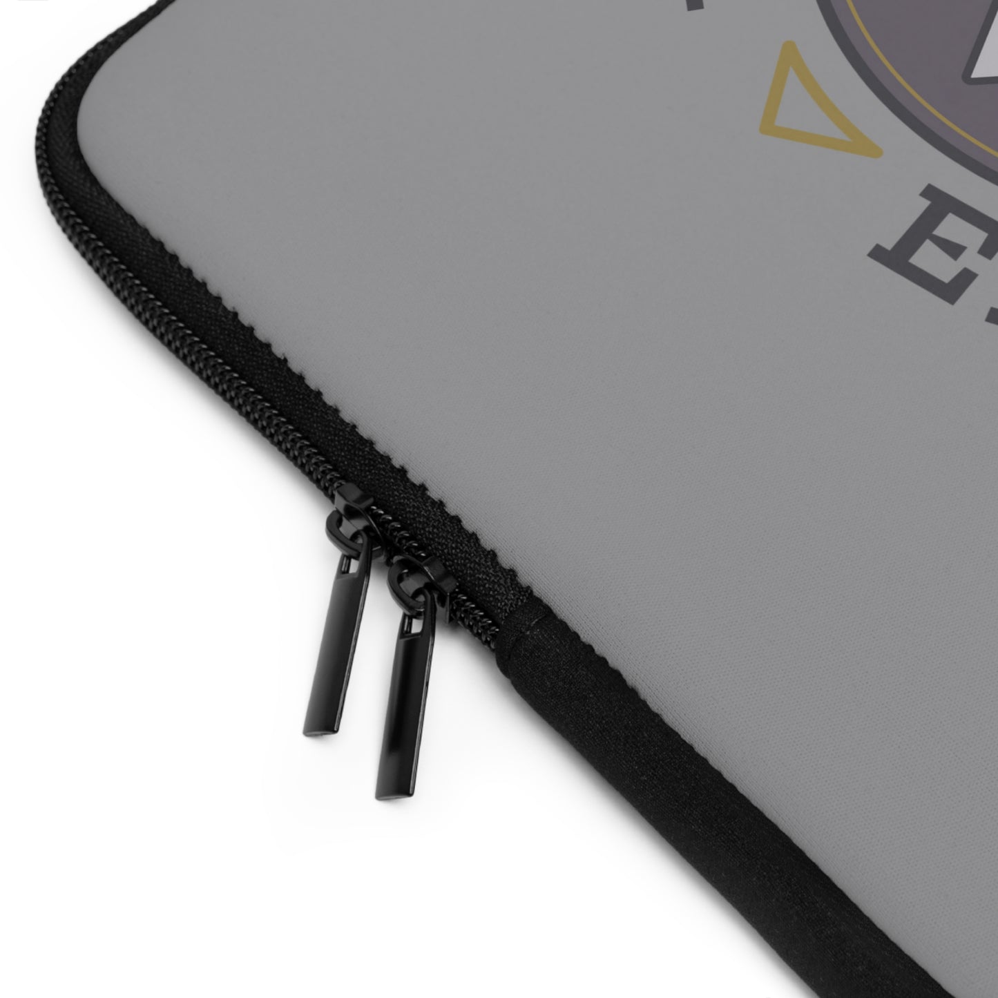 Lagniappe Entertainment Dark Color Logo Laptop Sleeve